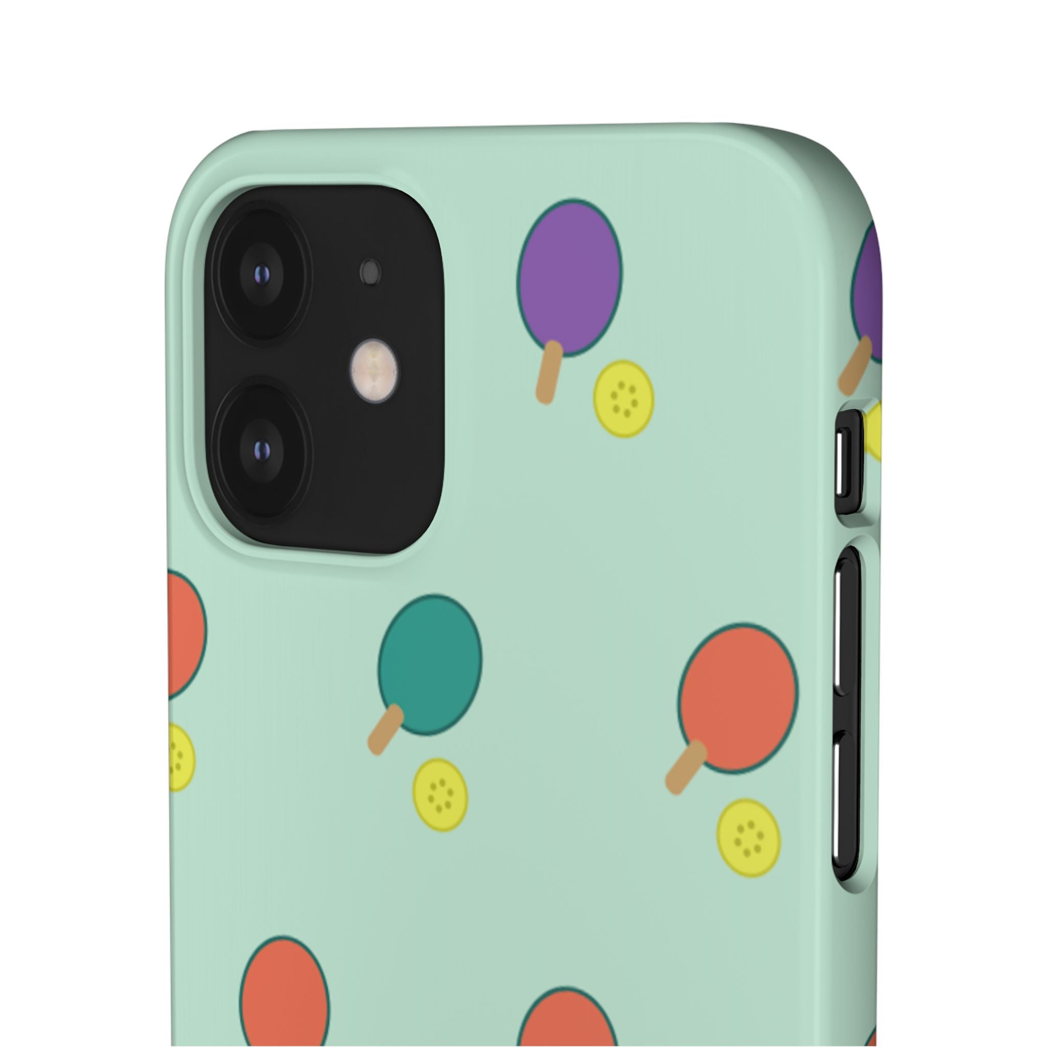 Ping Pong Paddle Pattern Phone Case — Mint Athletic Phone Cover