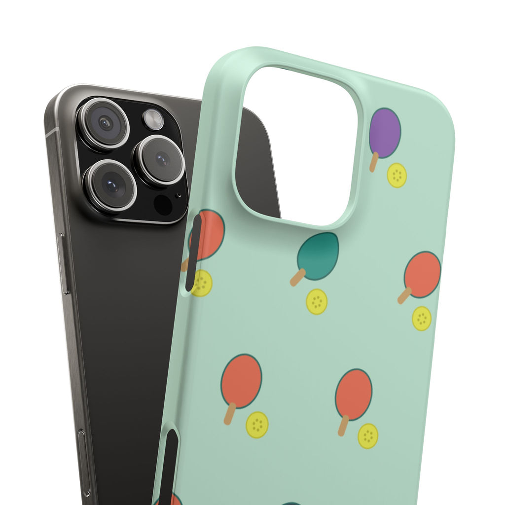 Ping Pong Paddle Pattern Phone Case — Mint Athletic Phone Cover