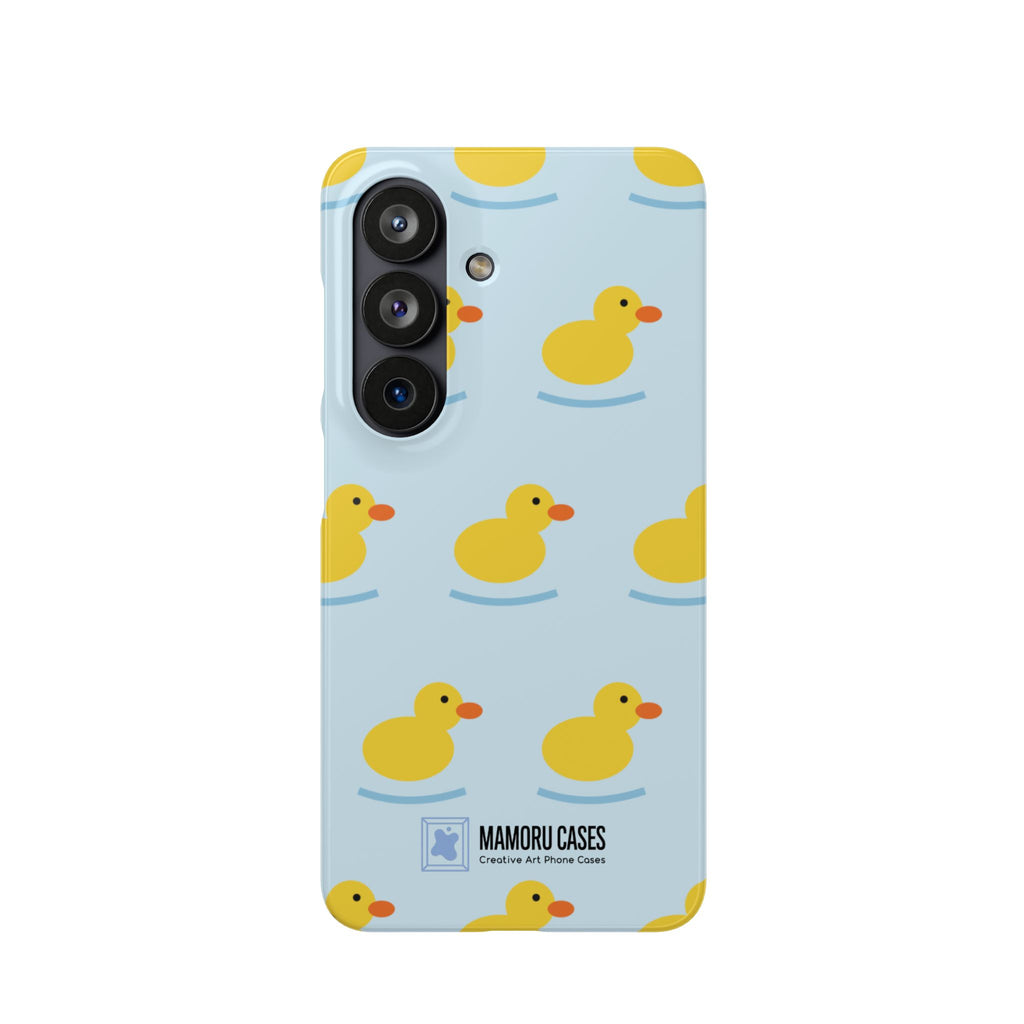 Rubber Duck Phone Case — Cute Yellow Duck Pattern iPhone Case