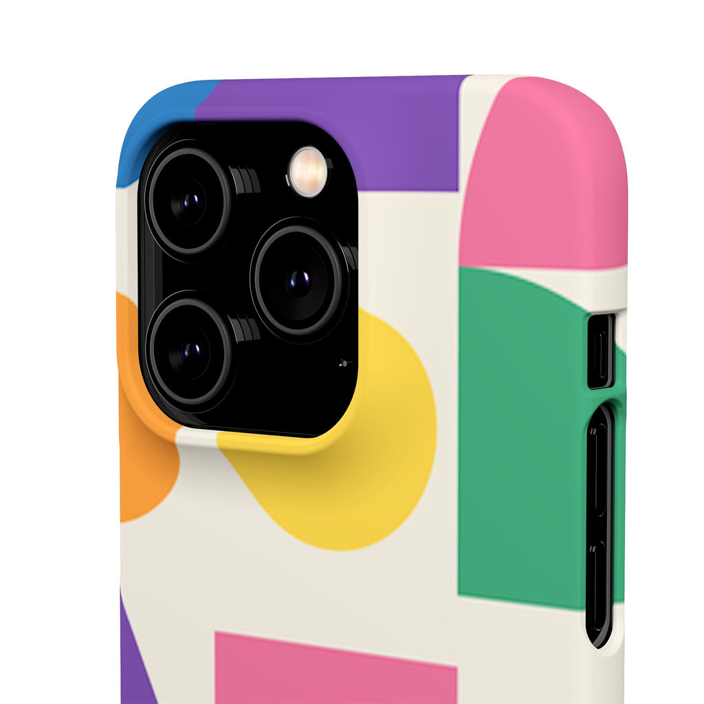 Color Block Shapes Phone Case