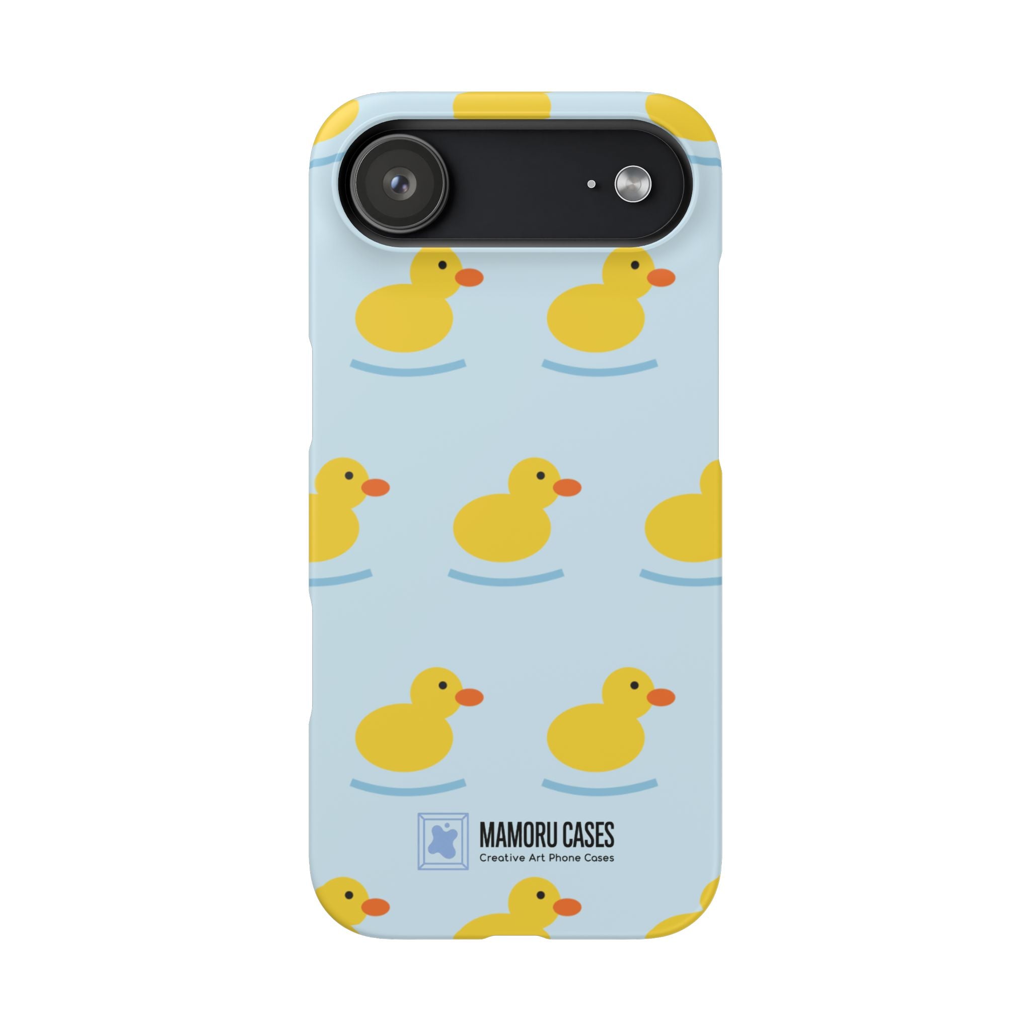 Rubber Duck Phone Case — Cute Yellow Duck Pattern iPhone Case