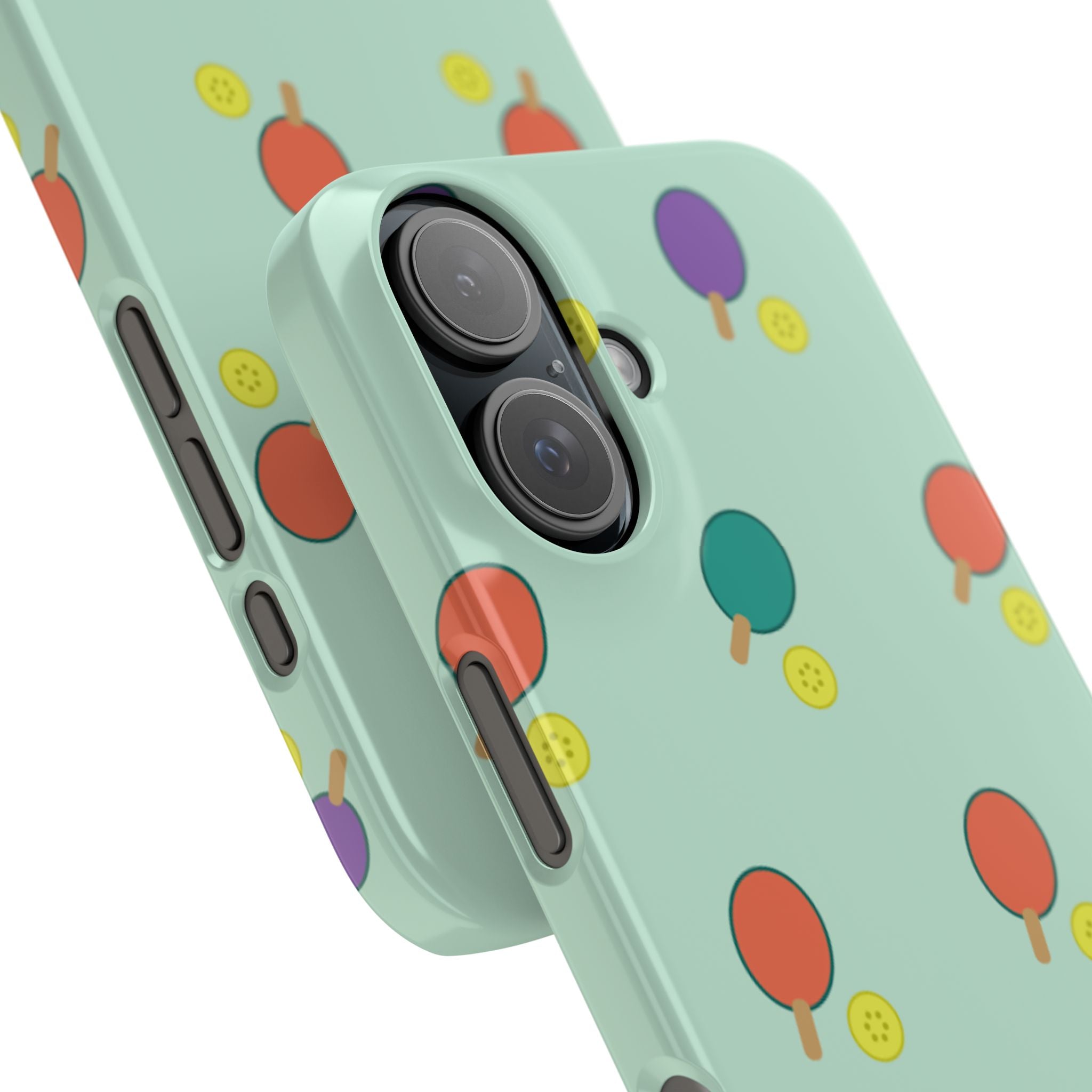 Ping Pong Paddle Pattern Phone Case — Mint Athletic Phone Cover