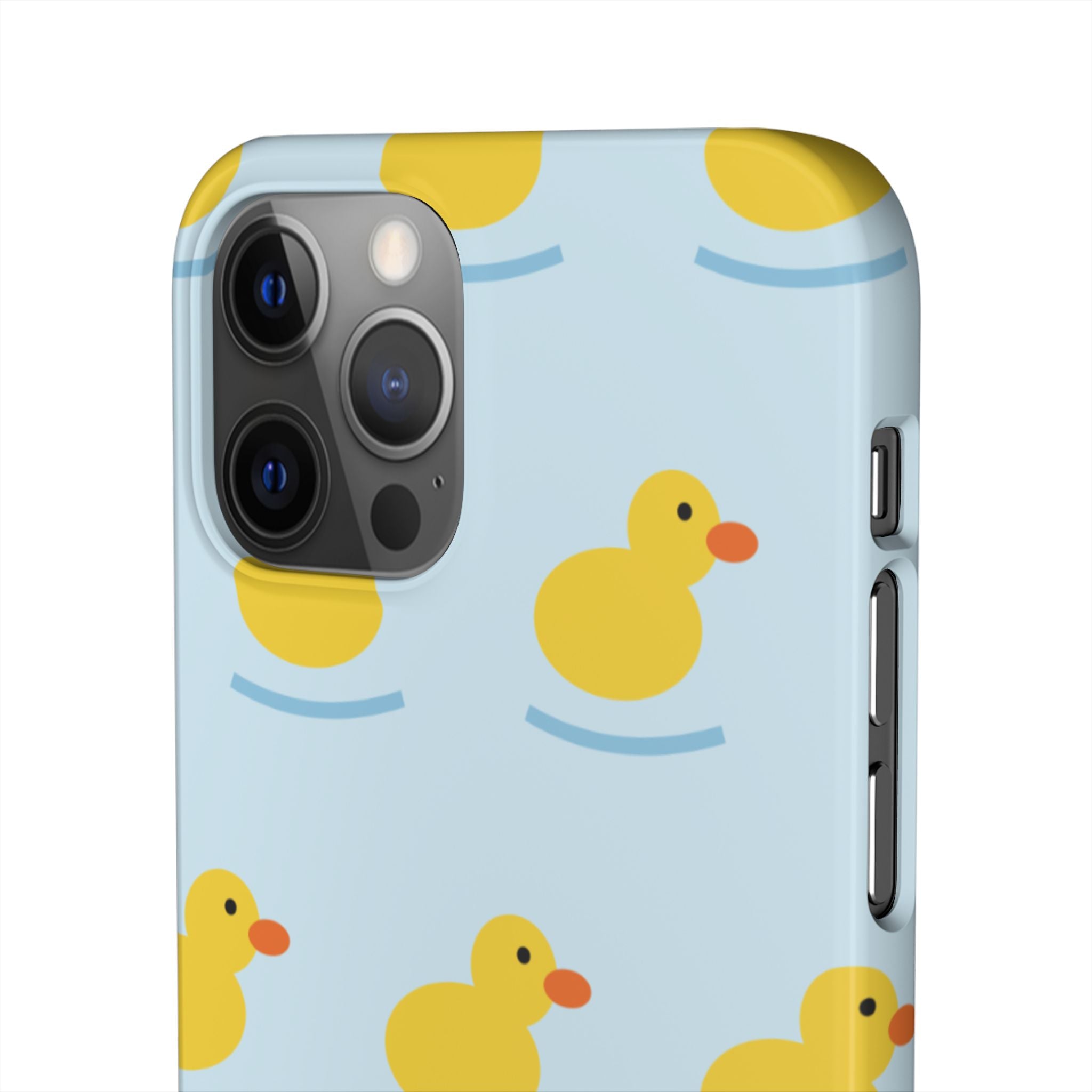 Rubber Duck Phone Case — Cute Yellow Duck Pattern iPhone Case