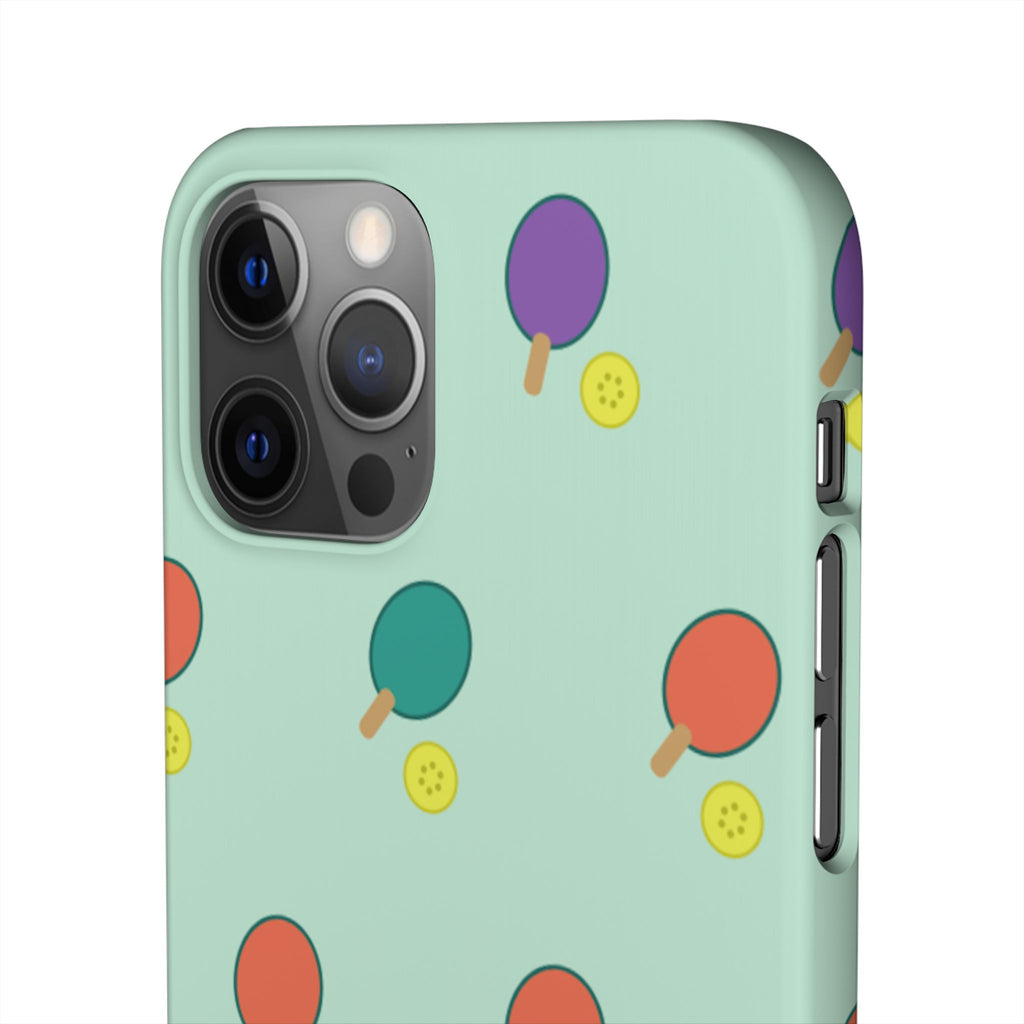 Ping Pong Paddle Pattern Phone Case — Mint Athletic Phone Cover