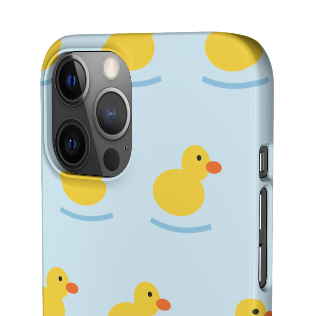 Rubber Duck Phone Case — Cute Yellow Duck Pattern iPhone Case
