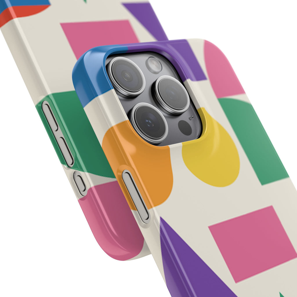 Color Block Shapes Phone Case