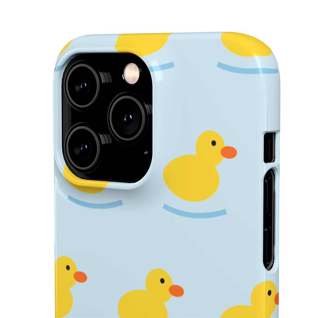 Rubber Duck Phone Case — Cute Yellow Duck Pattern iPhone Case