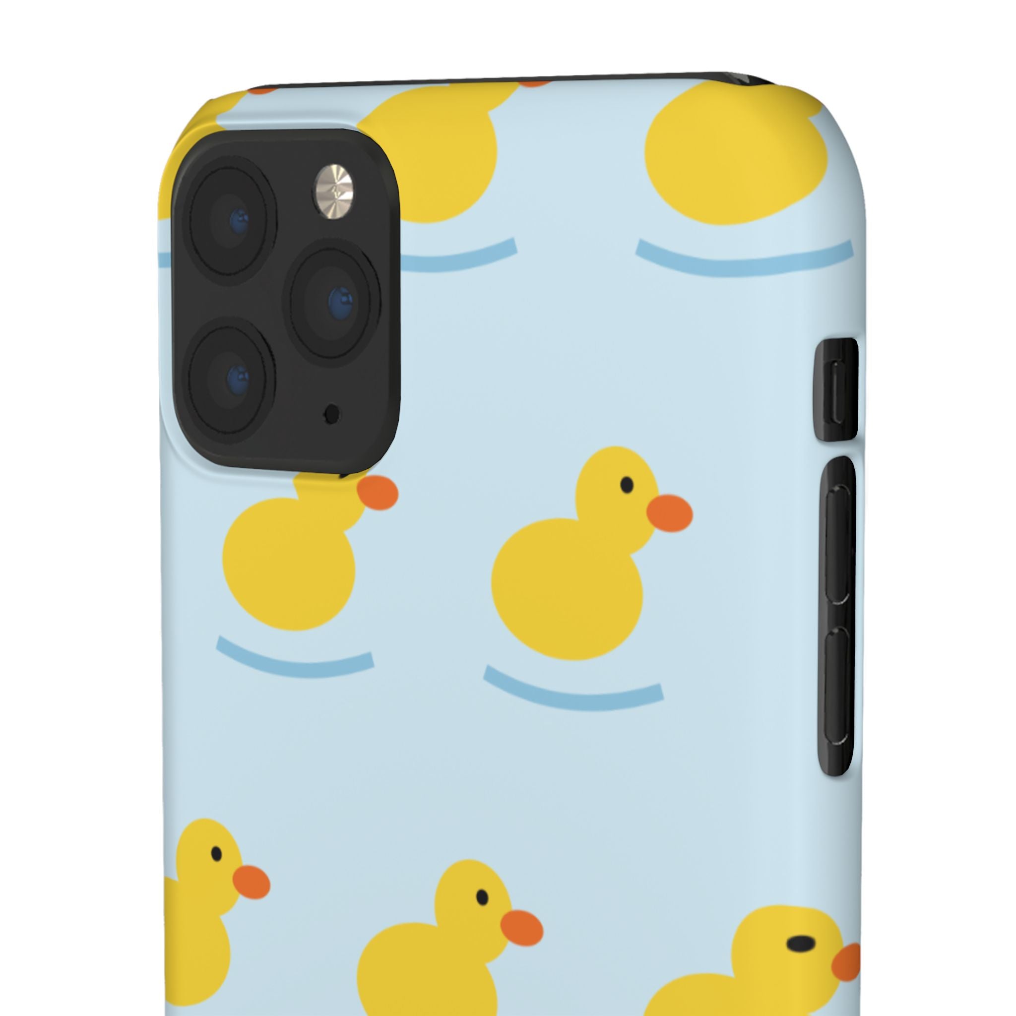 Rubber Duck Phone Case — Cute Yellow Duck Pattern iPhone Case
