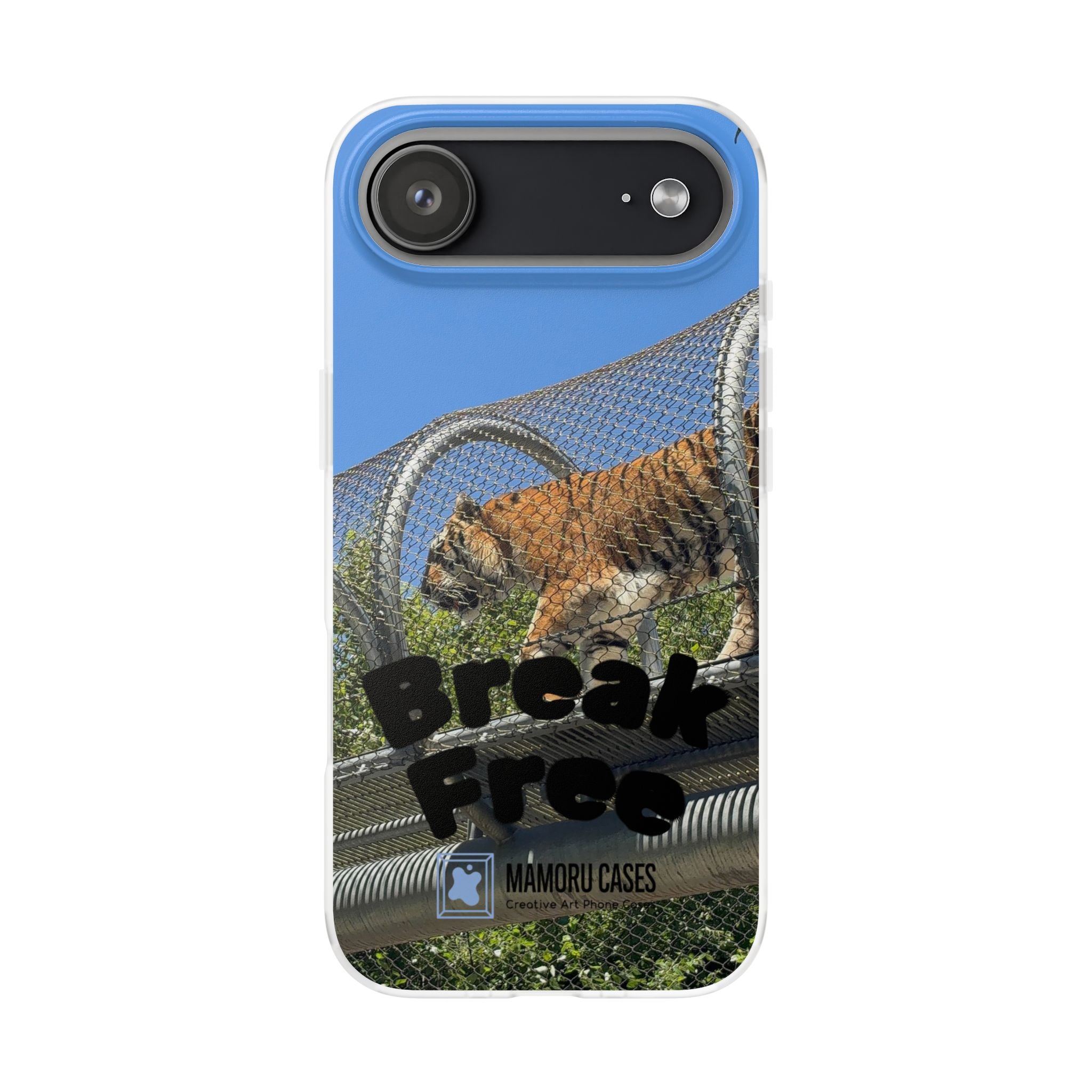 Tiger Break Free Phone Case – Wildlife Rescue Inspired iPhone Cover