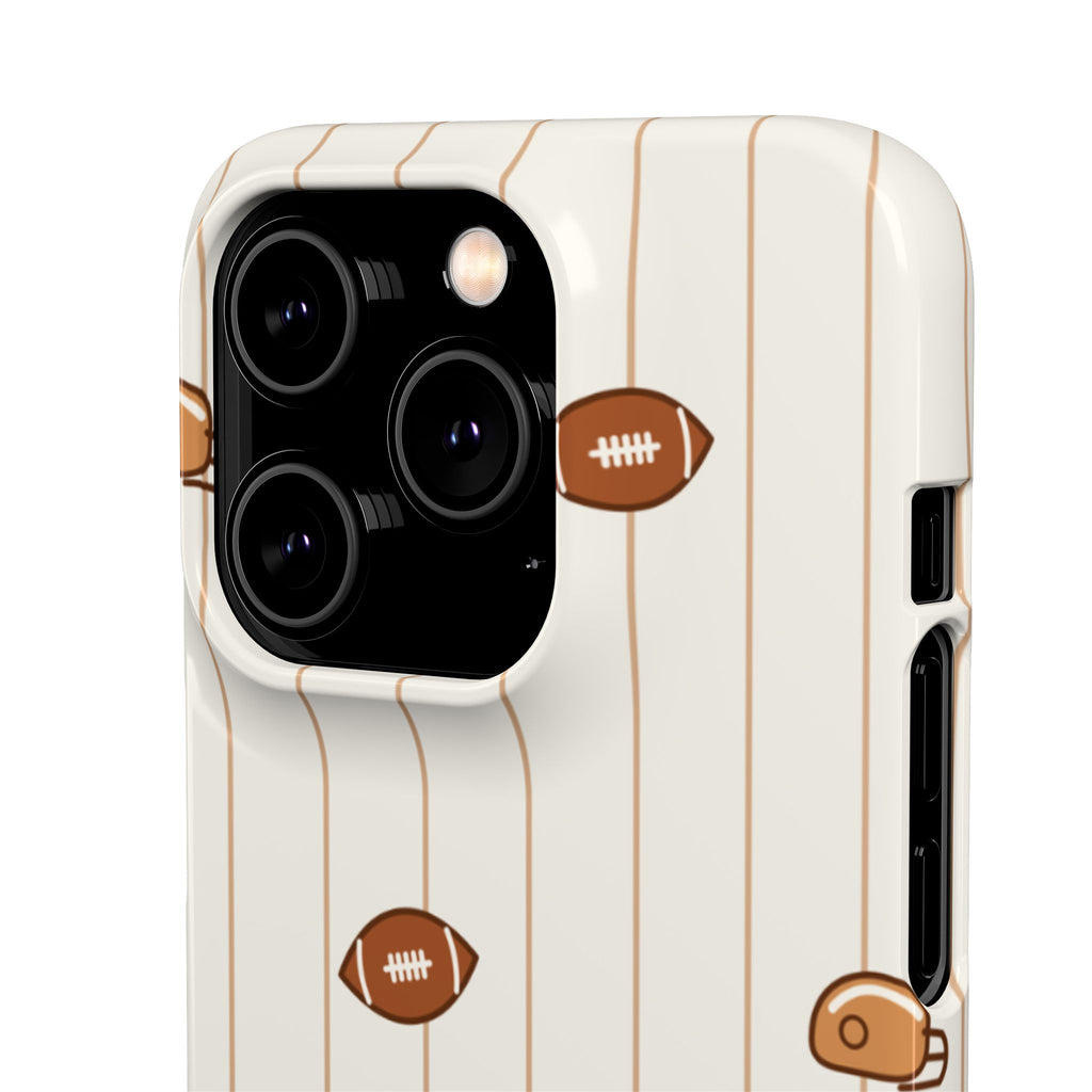 Phone Case — Vintage Football Pattern iPhone Case