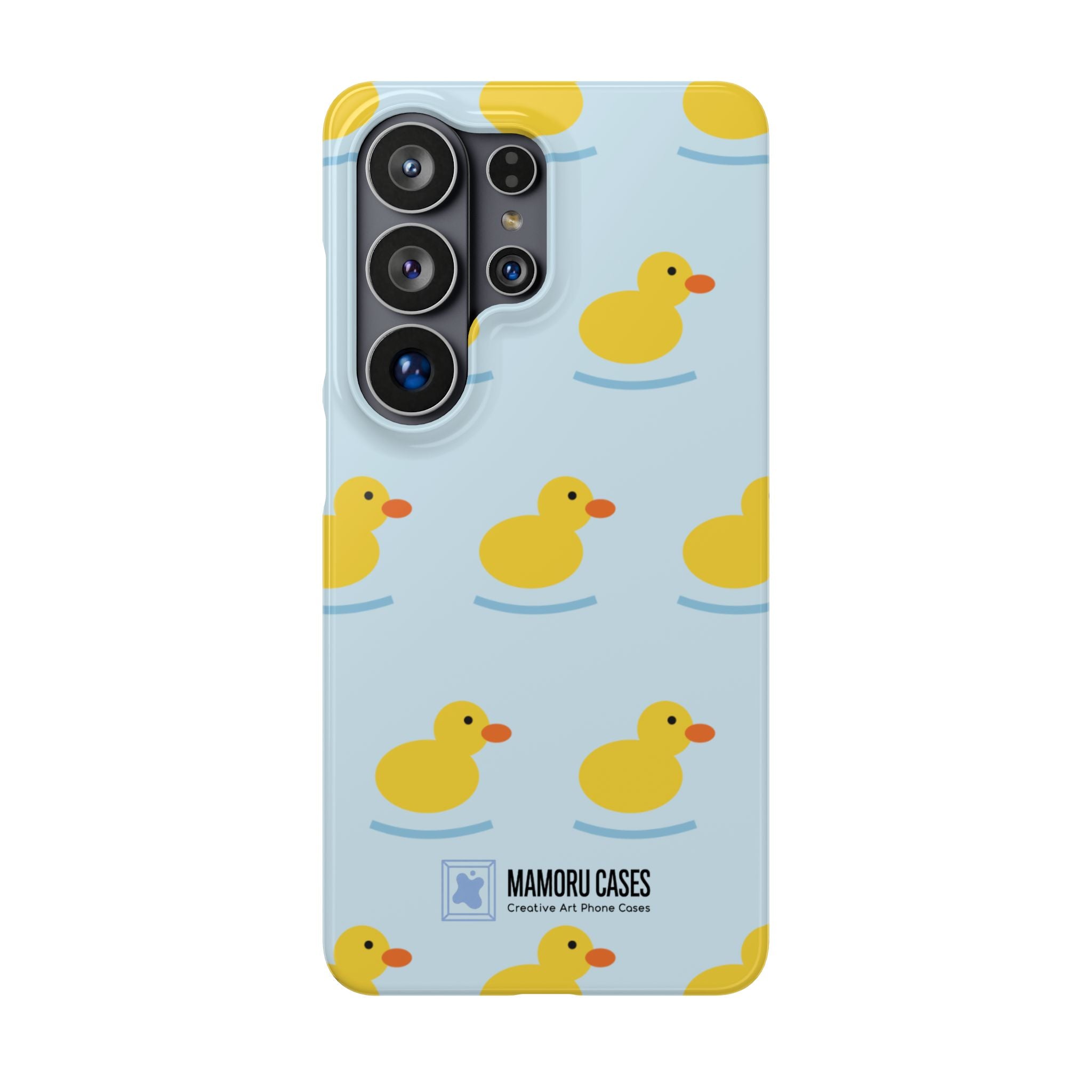 Rubber Duck Phone Case — Cute Yellow Duck Pattern iPhone Case