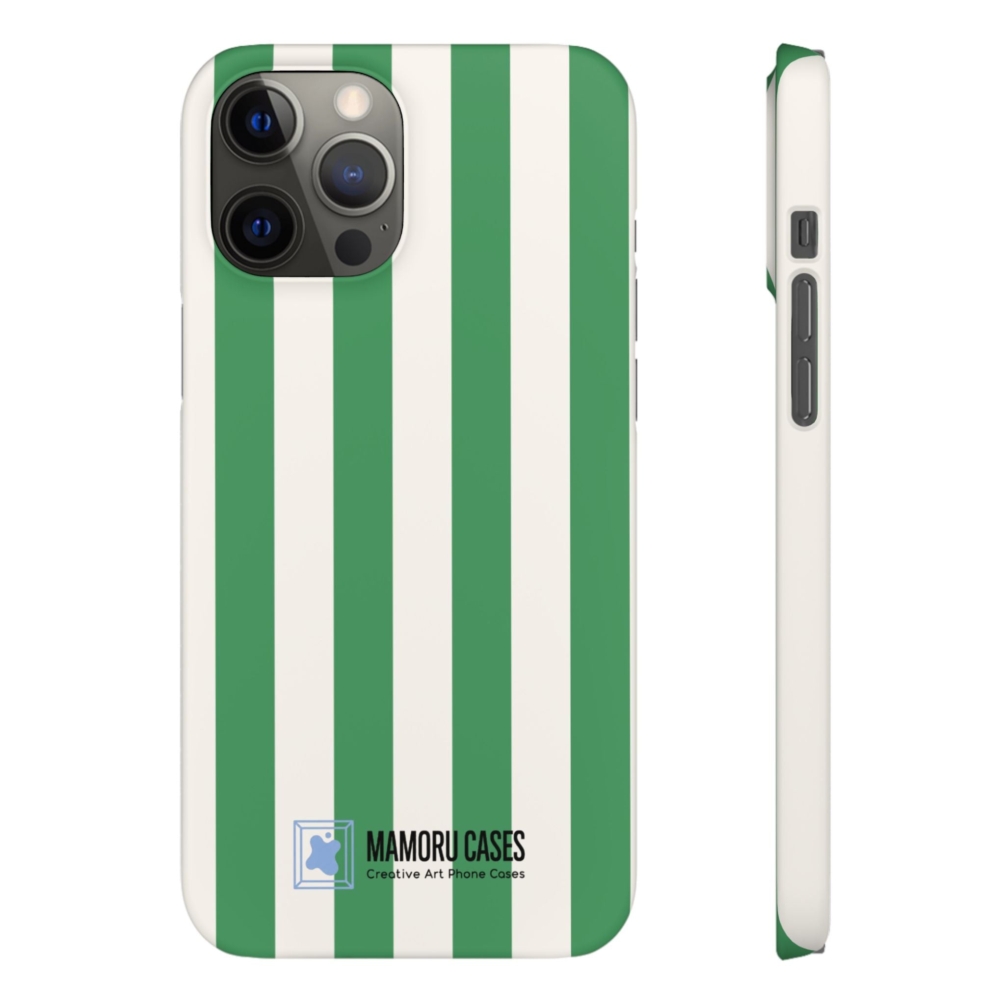 Green Stripe Phone Case