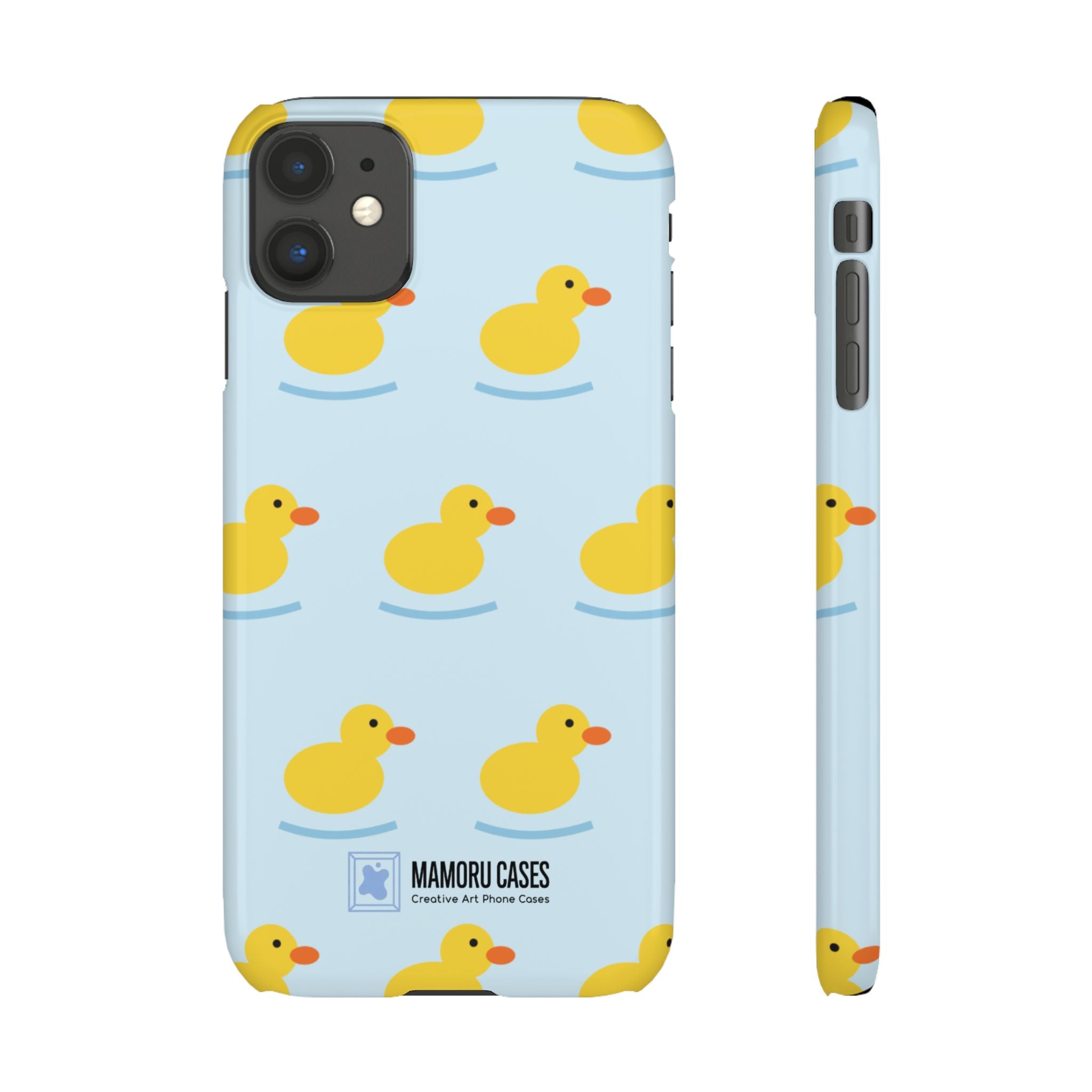 Rubber Duck Phone Case — Cute Yellow Duck Pattern iPhone Case