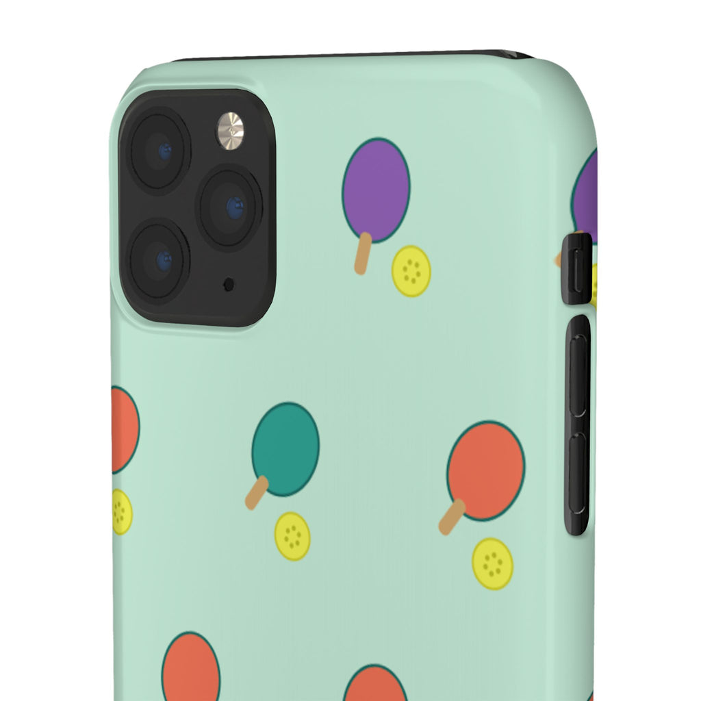 Ping Pong Paddle Pattern Phone Case — Mint Athletic Phone Cover