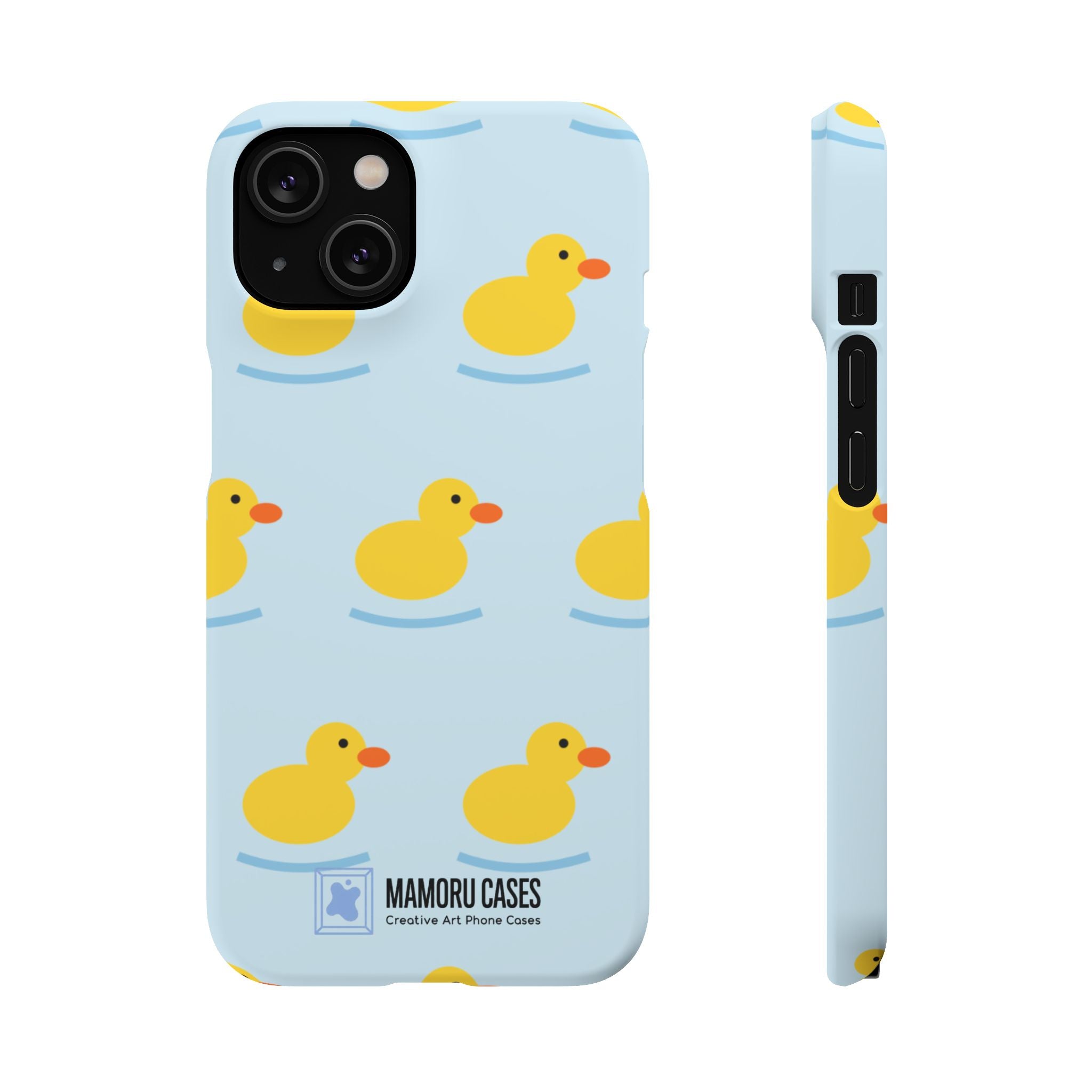 Rubber Duck Phone Case — Cute Yellow Duck Pattern iPhone Case