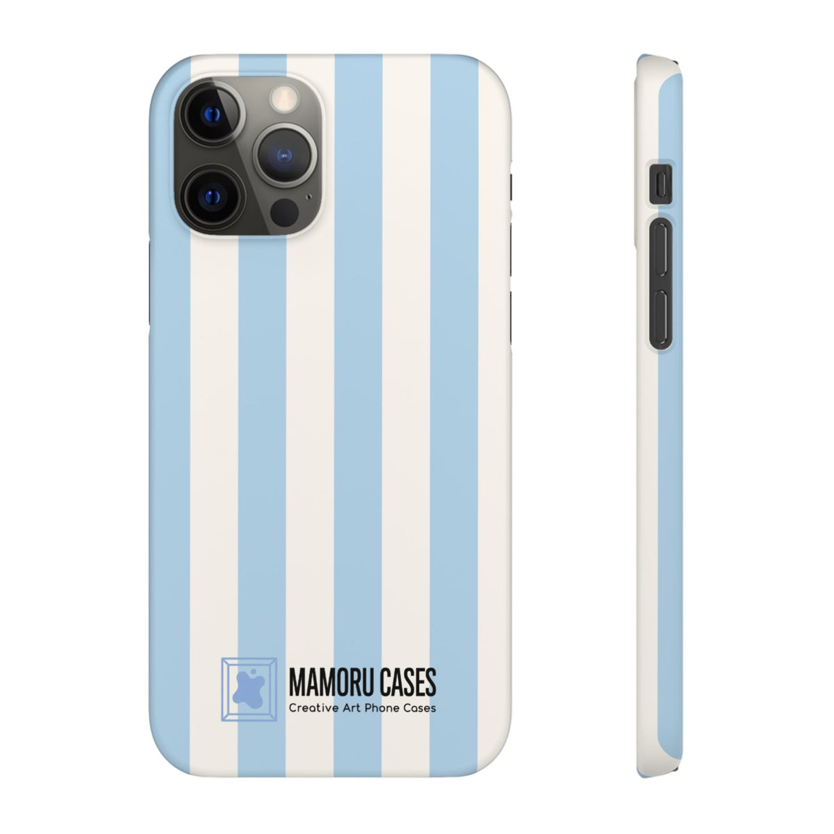 Sky Blue Stripe Phone Case