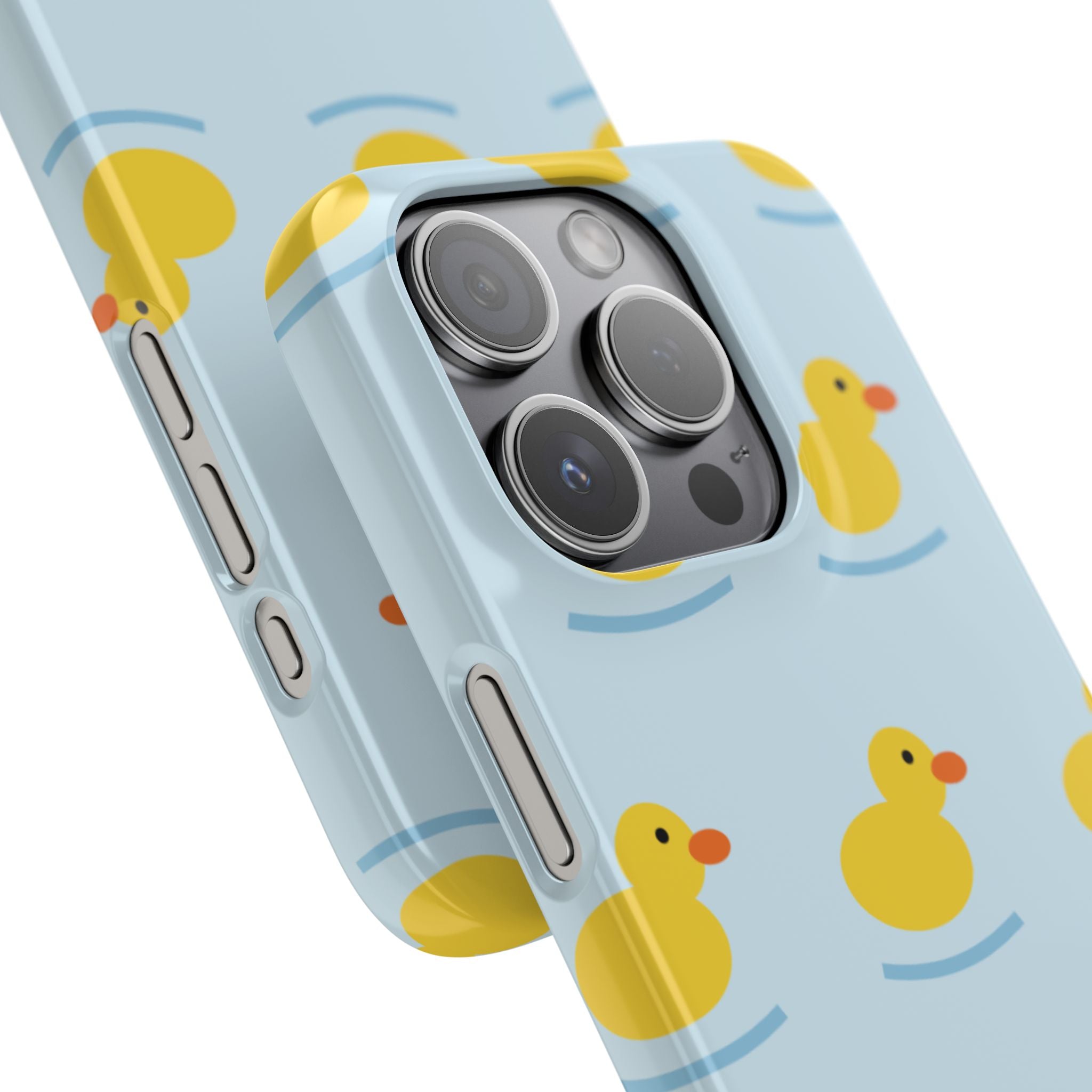 Rubber Duck Phone Case — Cute Yellow Duck Pattern iPhone Case
