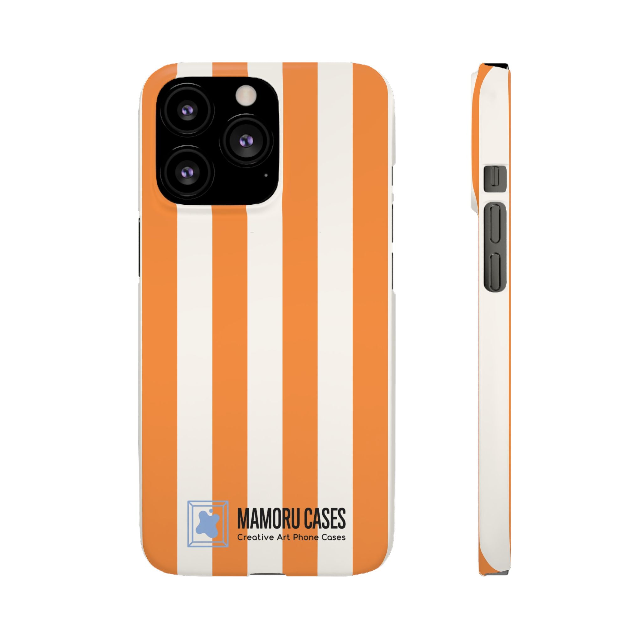 Orange Stripe Phone Case