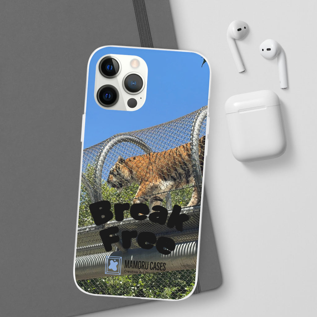 Tiger Break Free Phone Case – Wildlife Rescue Inspired iPhone Cover