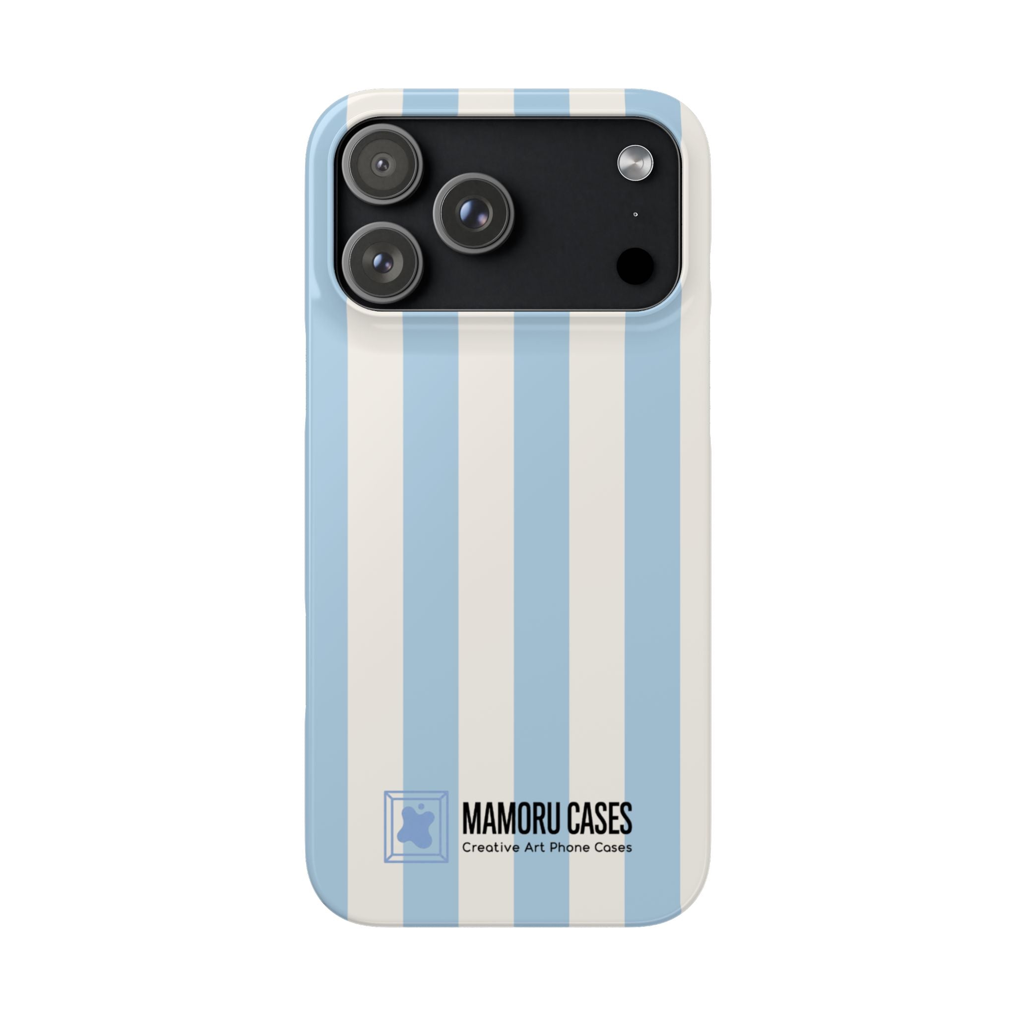 Sky Blue Stripe Phone Case