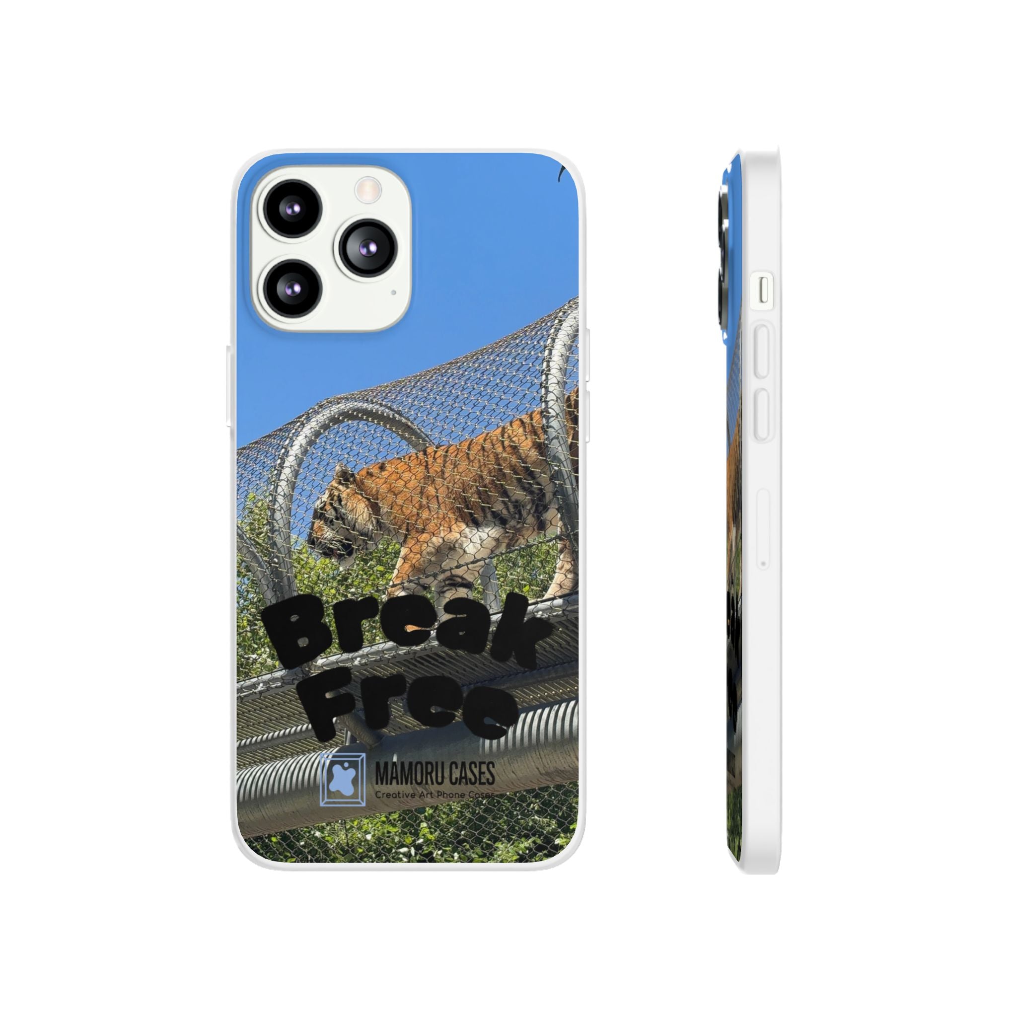 Tiger Break Free Phone Case – Wildlife Rescue Inspired iPhone Cover