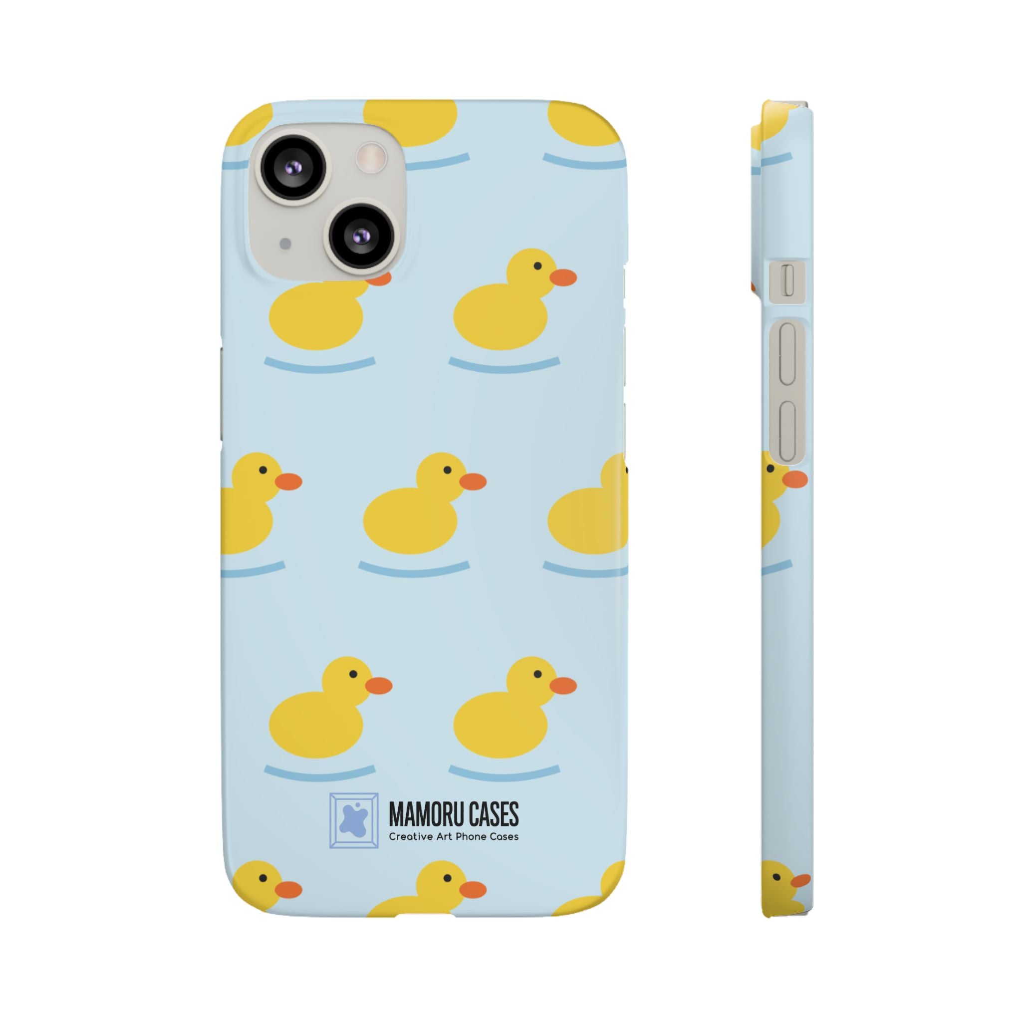 Rubber Duck Phone Case — Cute Yellow Duck Pattern iPhone Case