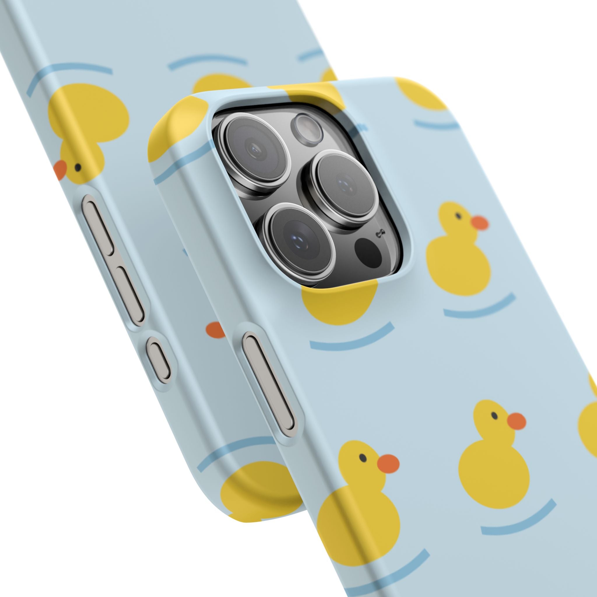 Rubber Duck Phone Case — Cute Yellow Duck Pattern iPhone Case
