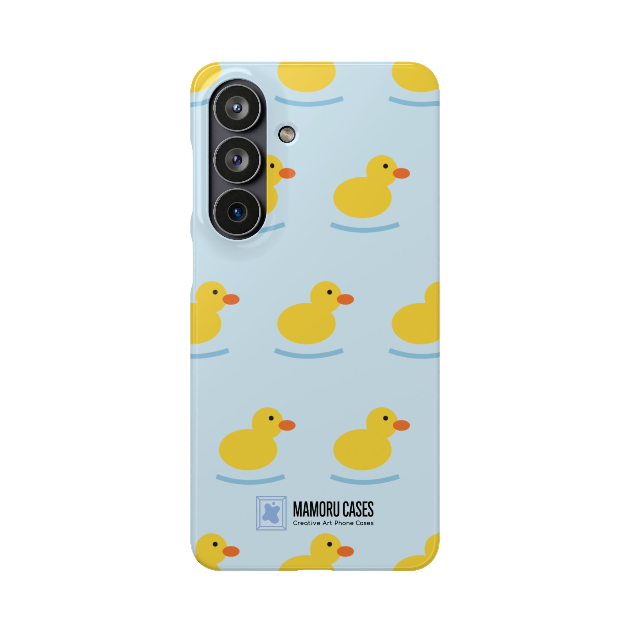 Rubber Duck Phone Case — Cute Yellow Duck Pattern iPhone Case