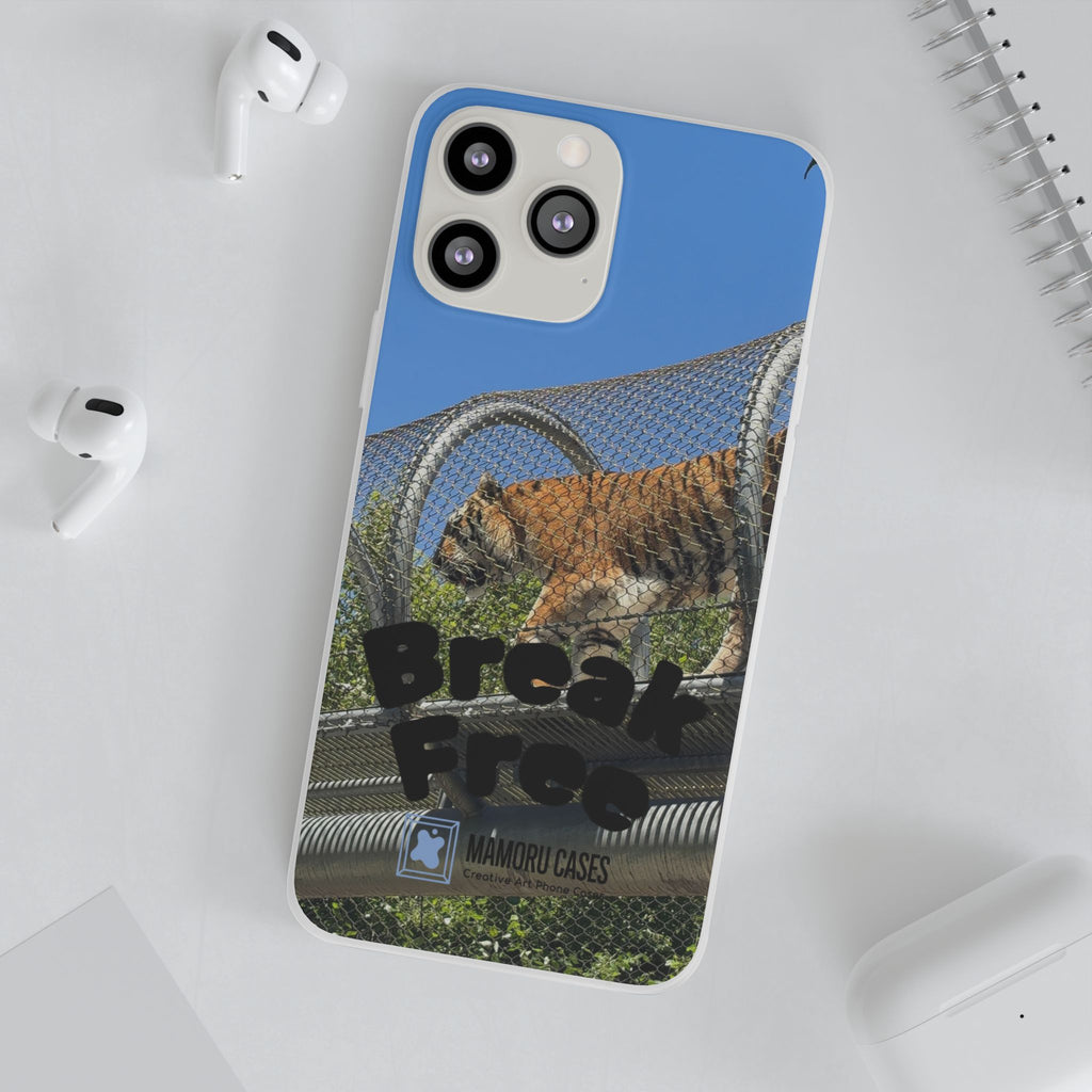 Tiger Break Free Phone Case – Wildlife Rescue Inspired iPhone Cover
