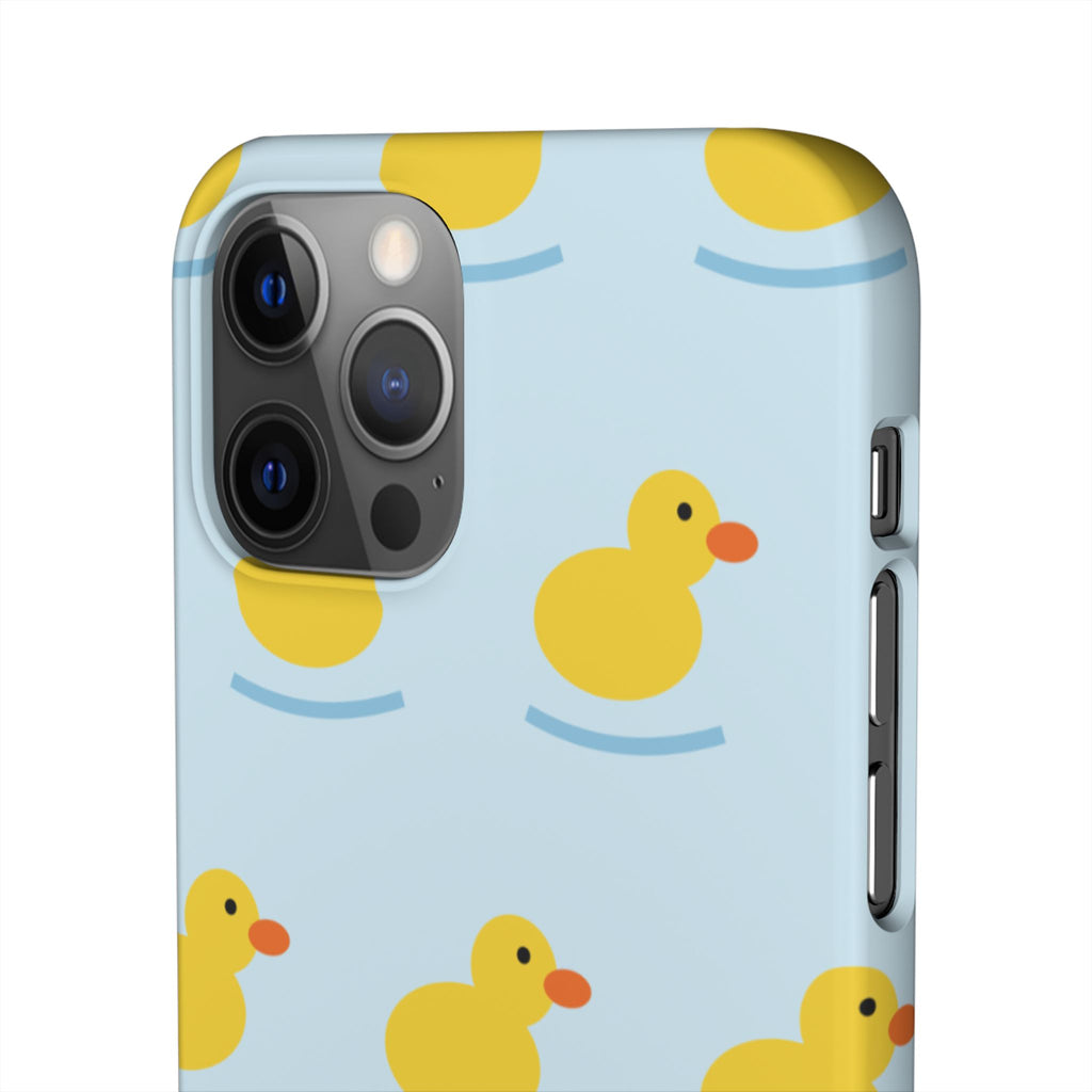 Rubber Duck Phone Case — Cute Yellow Duck Pattern iPhone Case