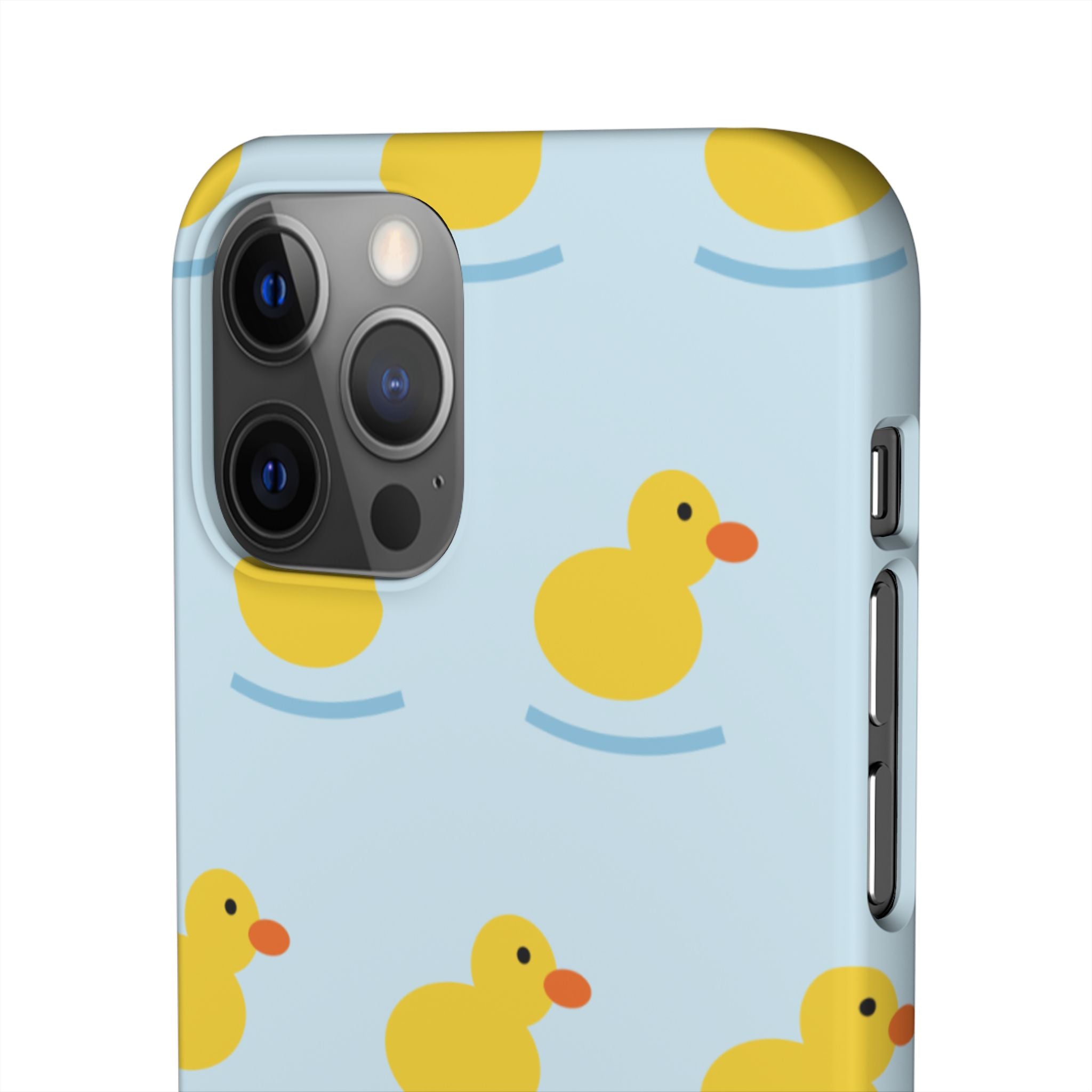Rubber Duck Phone Case — Cute Yellow Duck Pattern iPhone Case