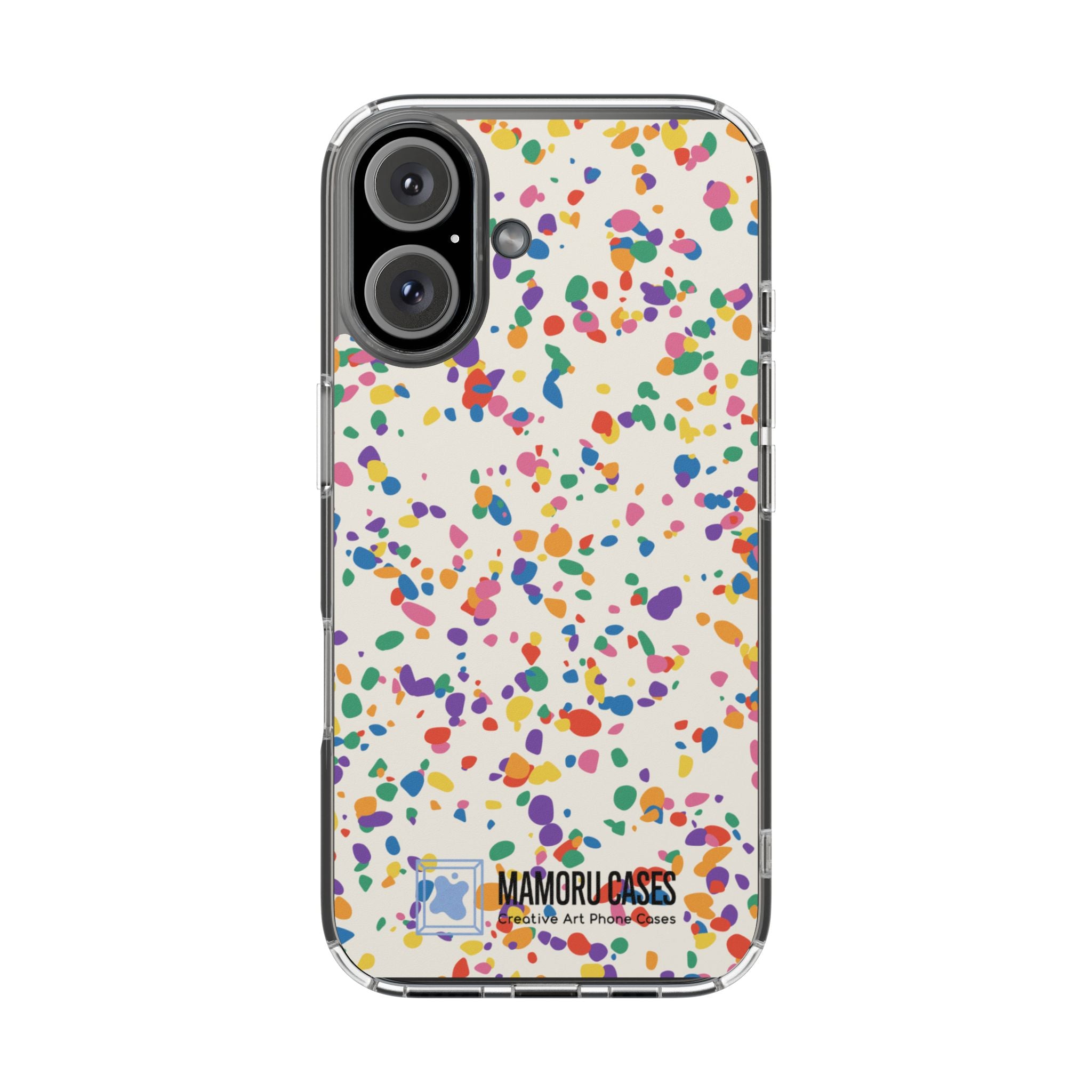 Confetti Splash Clear Magnetic Phone Case