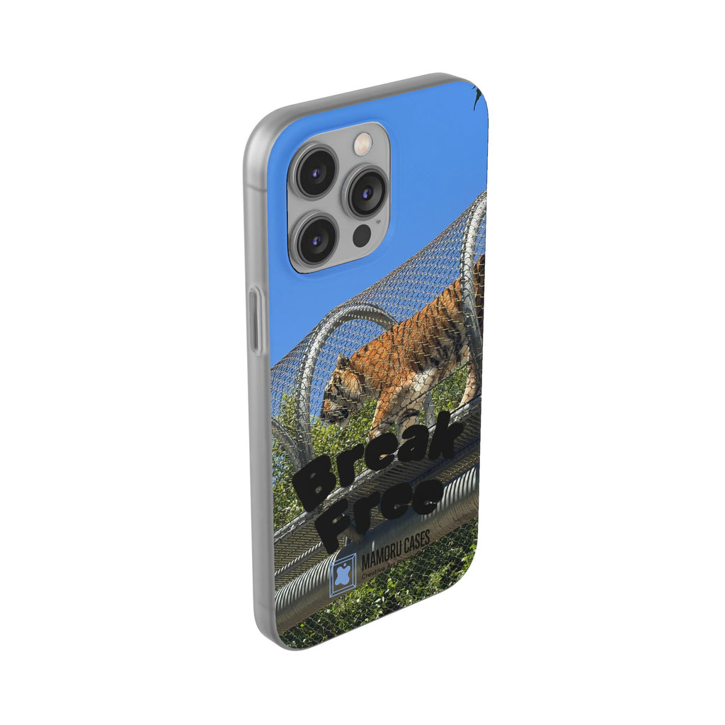 Tiger Break Free Phone Case – Wildlife Rescue Inspired iPhone Cover