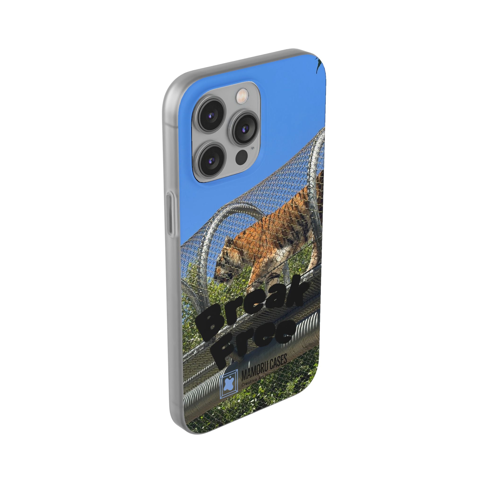 Tiger Break Free Phone Case – Wildlife Rescue Inspired iPhone Cover
