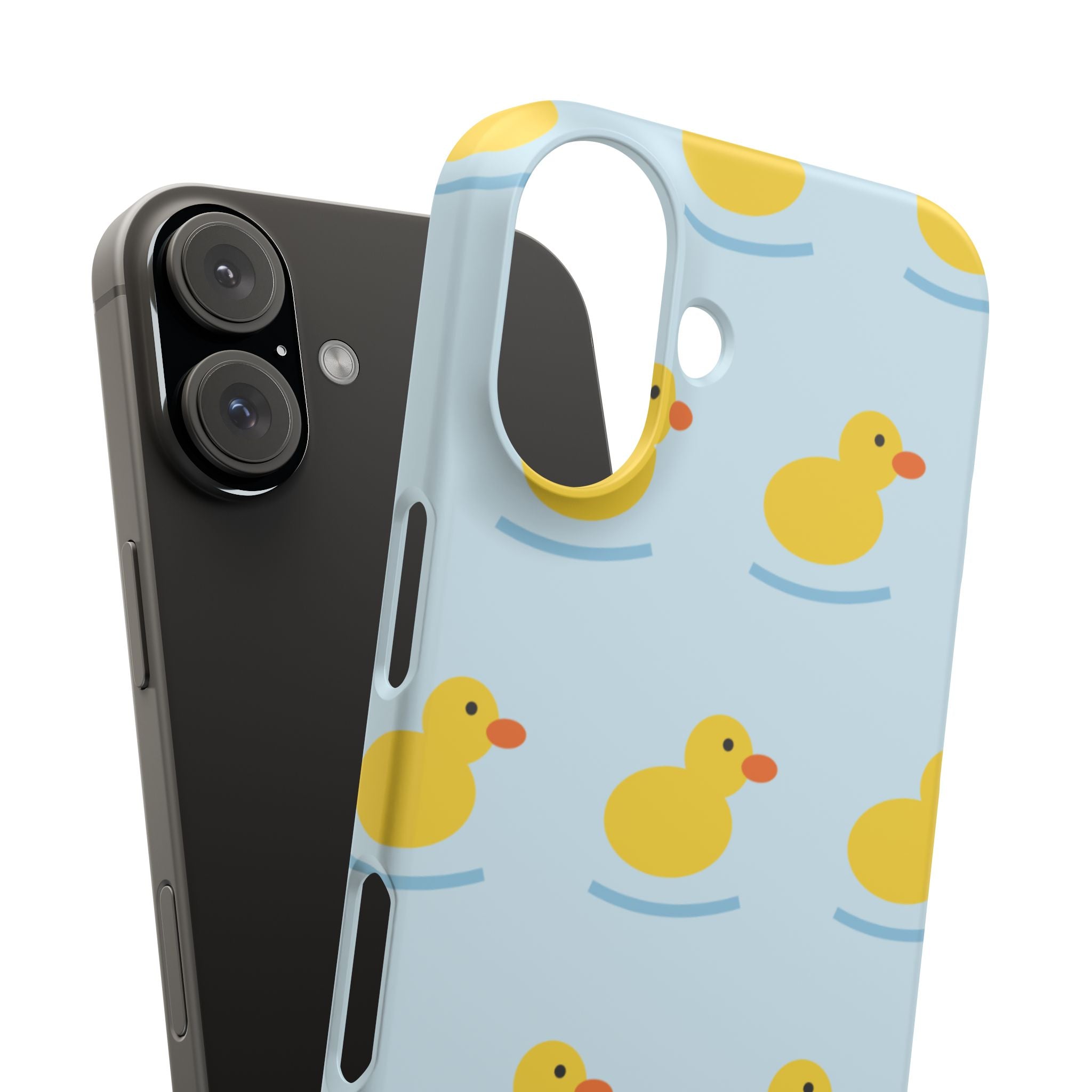 Rubber Duck Phone Case — Cute Yellow Duck Pattern iPhone Case