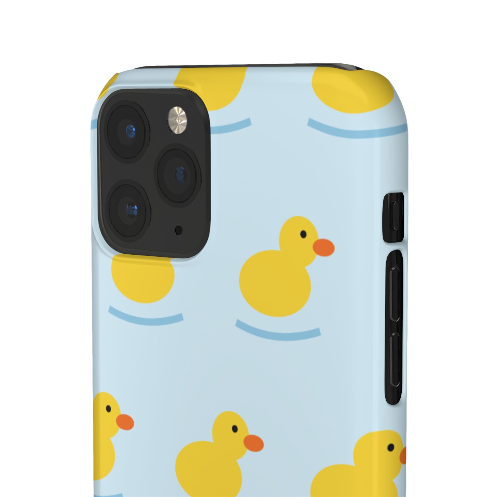 Rubber Duck Phone Case — Cute Yellow Duck Pattern iPhone Case