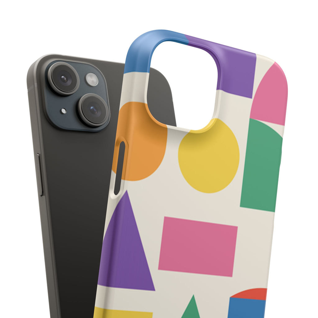 Color Block Shapes Phone Case
