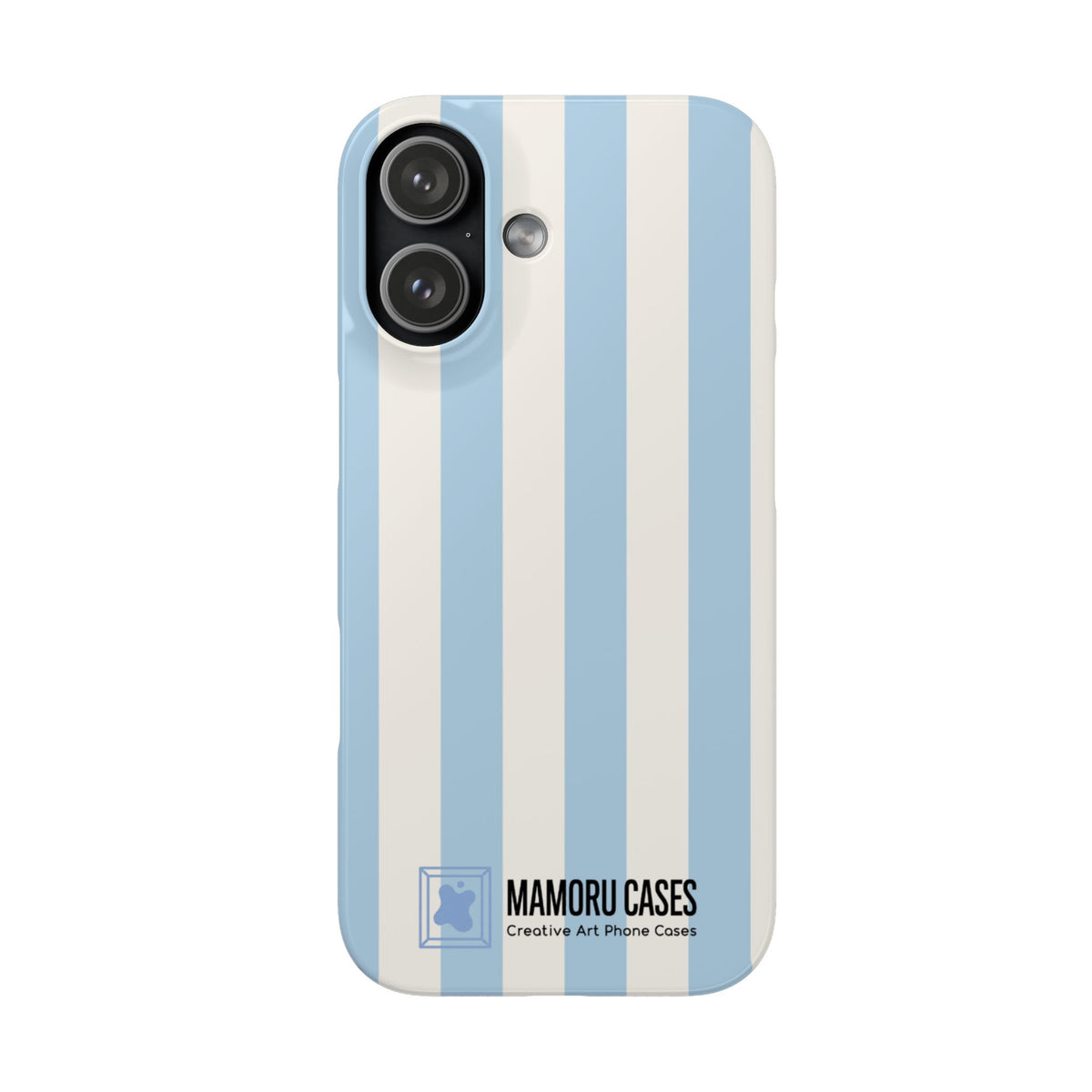 Sky Blue Stripe Phone Case