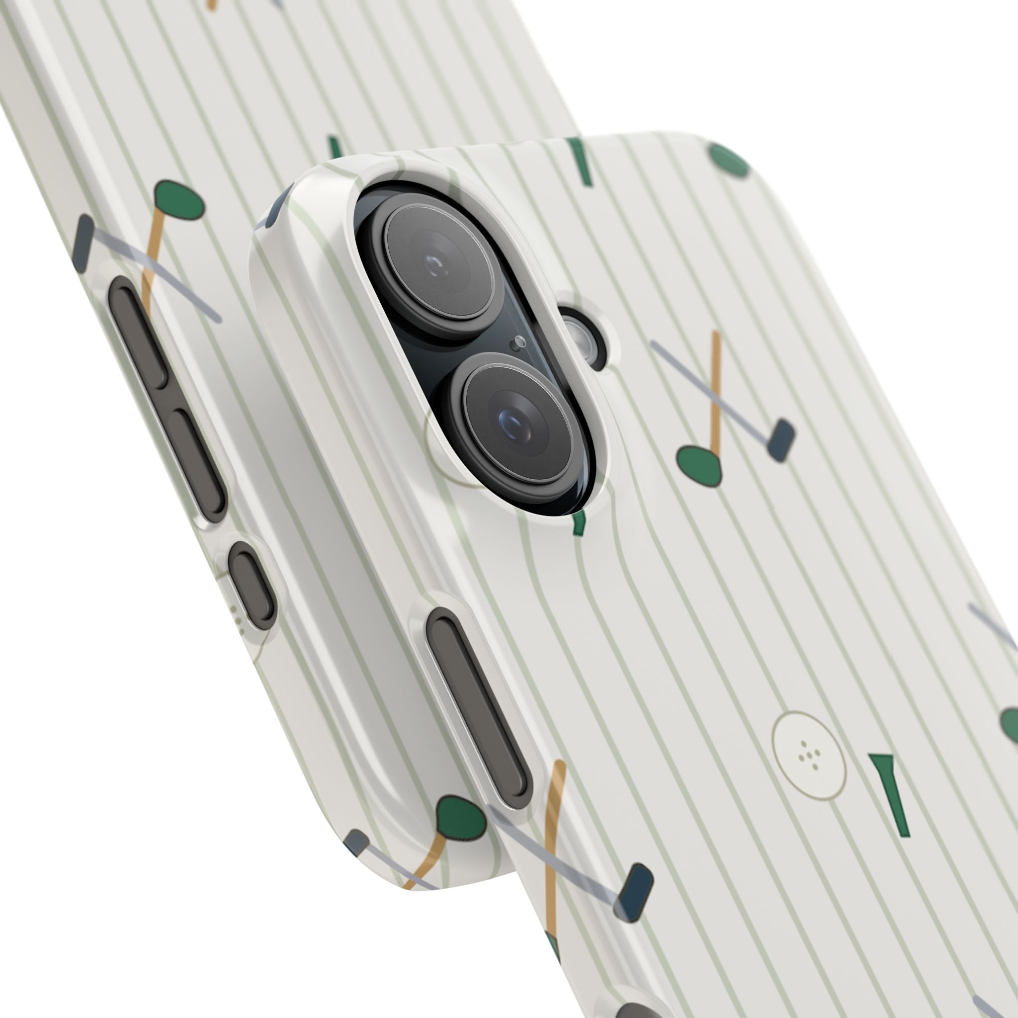 Mamoru Cases | Golf Pattern Snap Phone Case Tee & Mallet Design