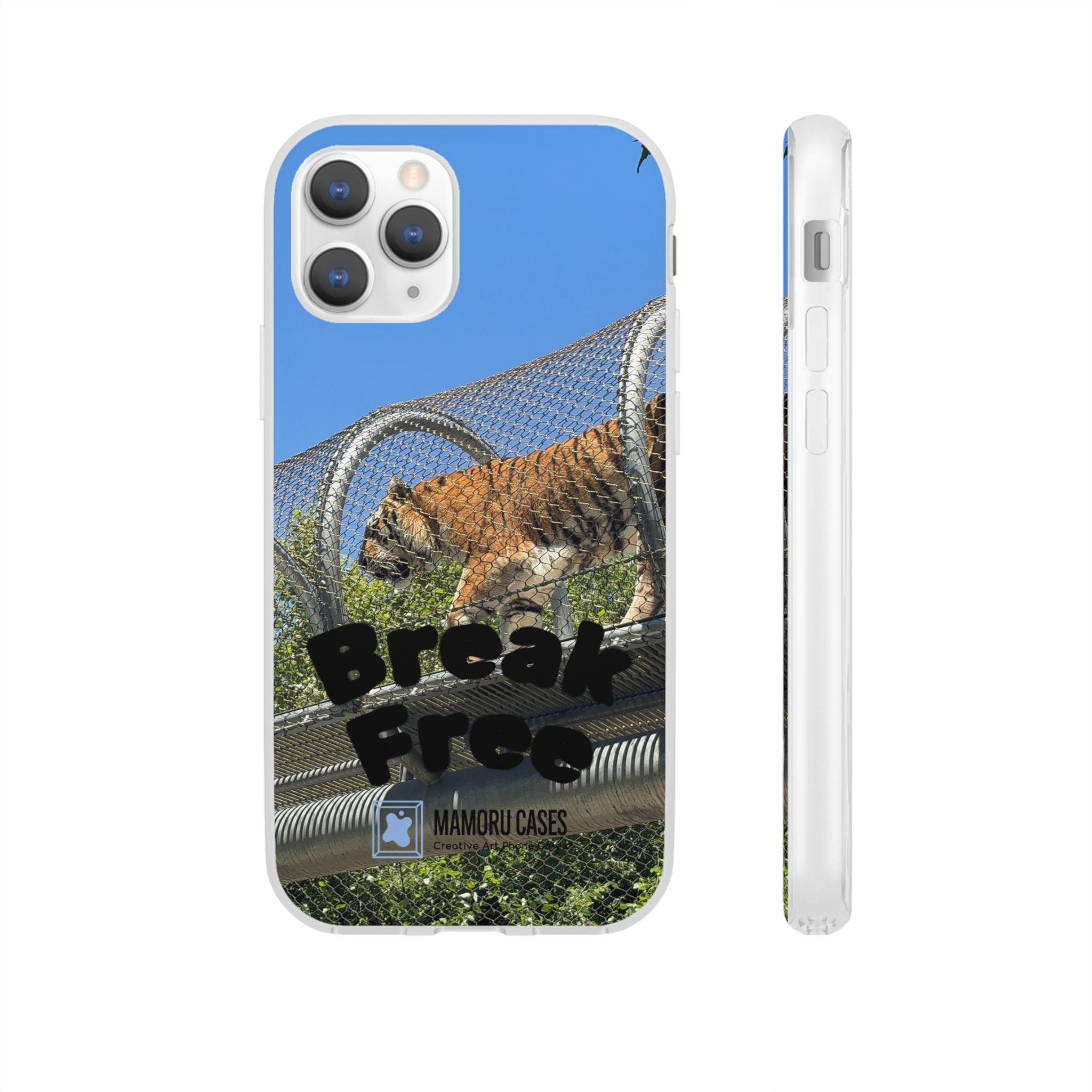 Tiger Break Free Phone Case – Wildlife Rescue Inspired iPhone Cover