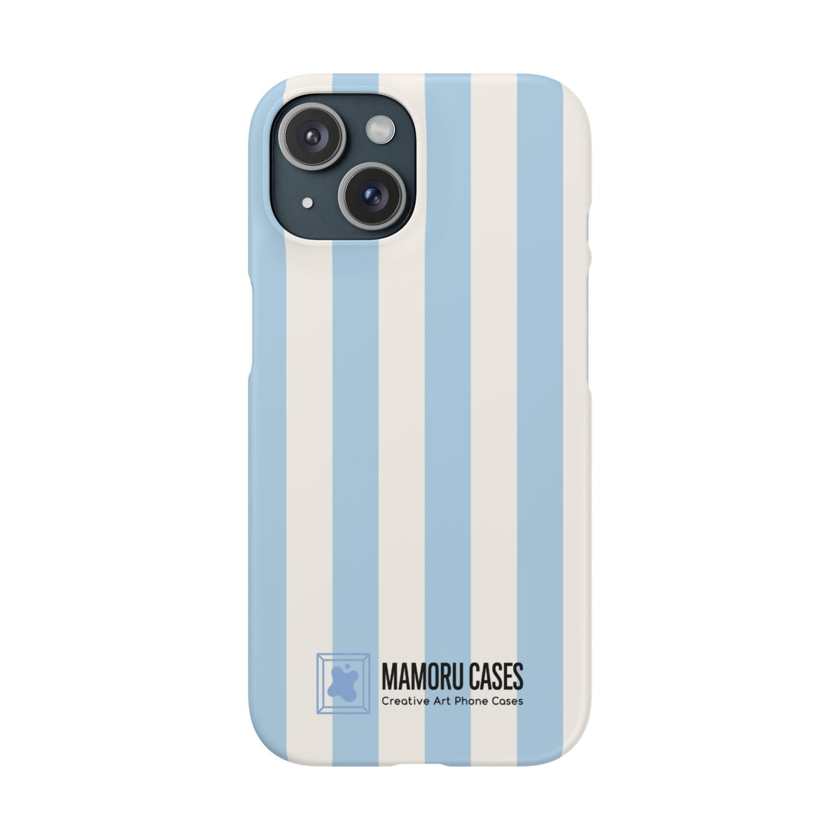 Sky Blue Stripe Phone Case