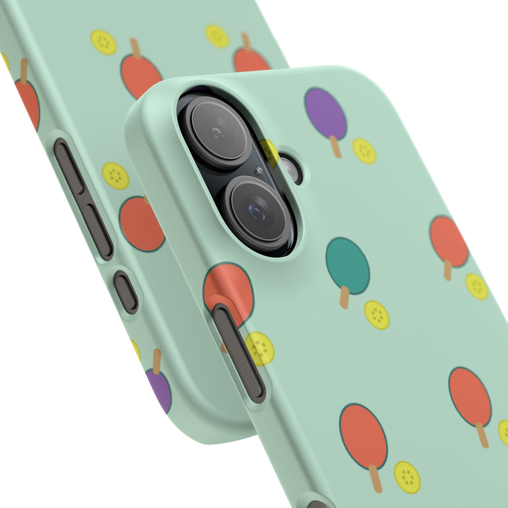 Ping Pong Paddle Pattern Phone Case — Mint Athletic Phone Cover