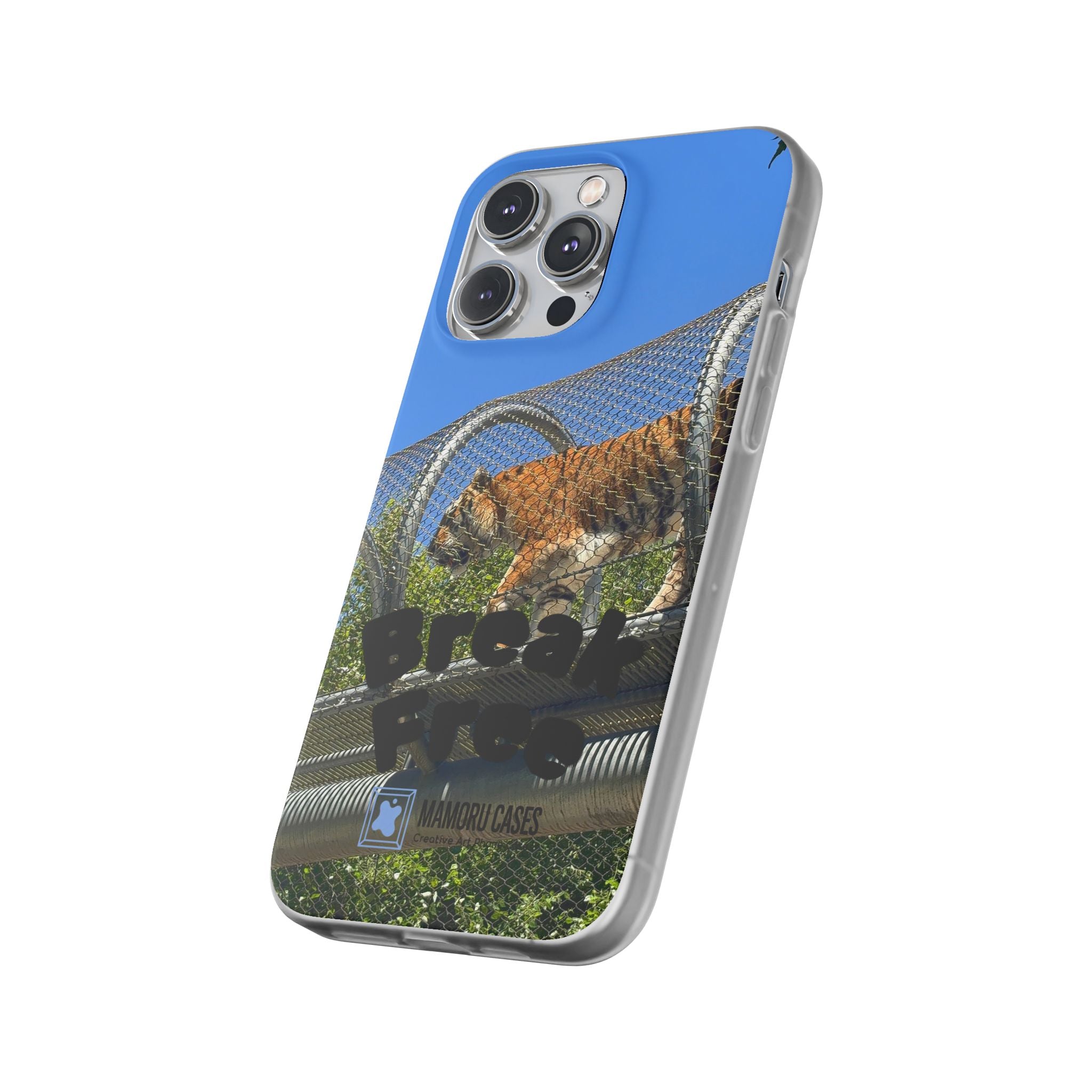 Tiger Break Free Phone Case – Wildlife Rescue Inspired iPhone Cover