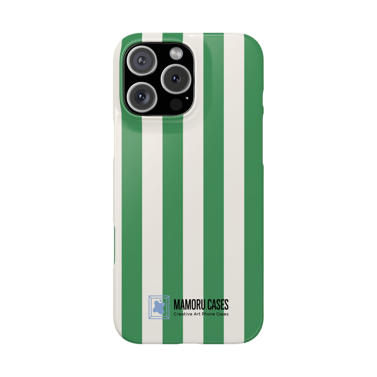 Green Stripe Phone Case