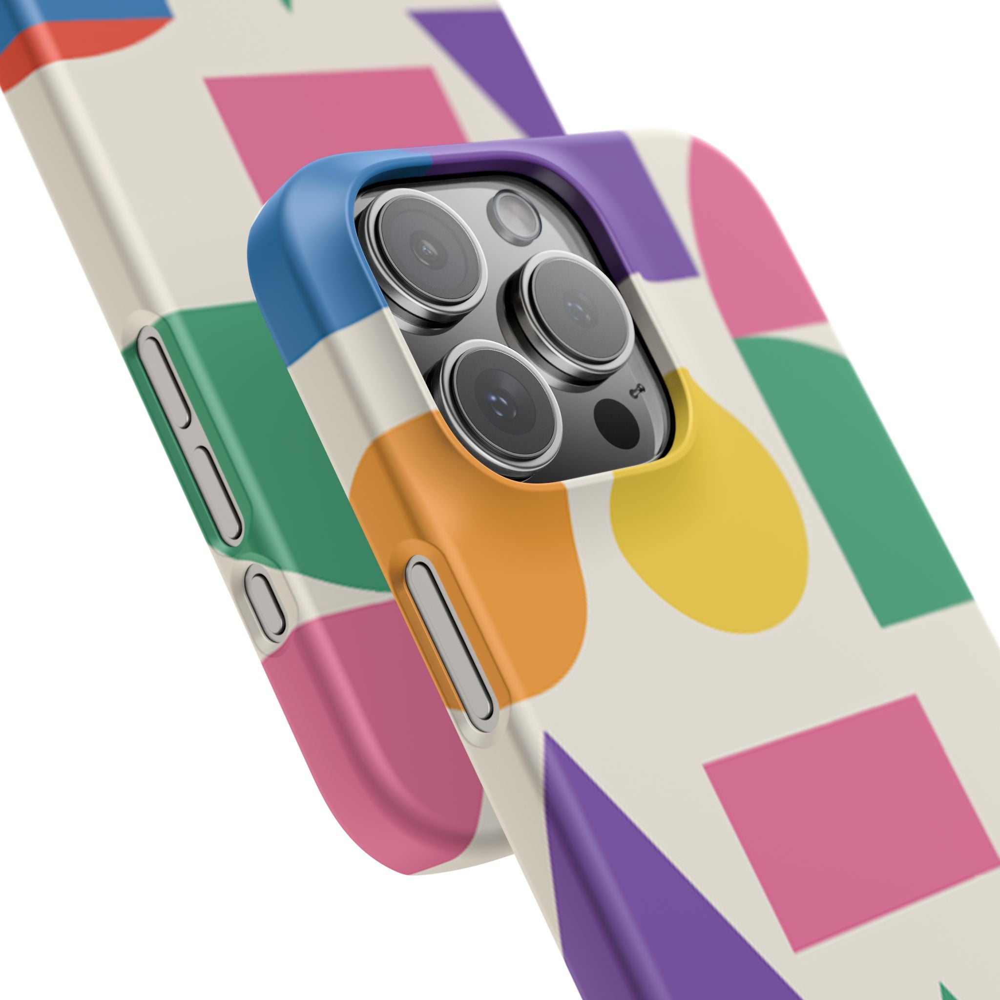 Color Block Shapes Phone Case