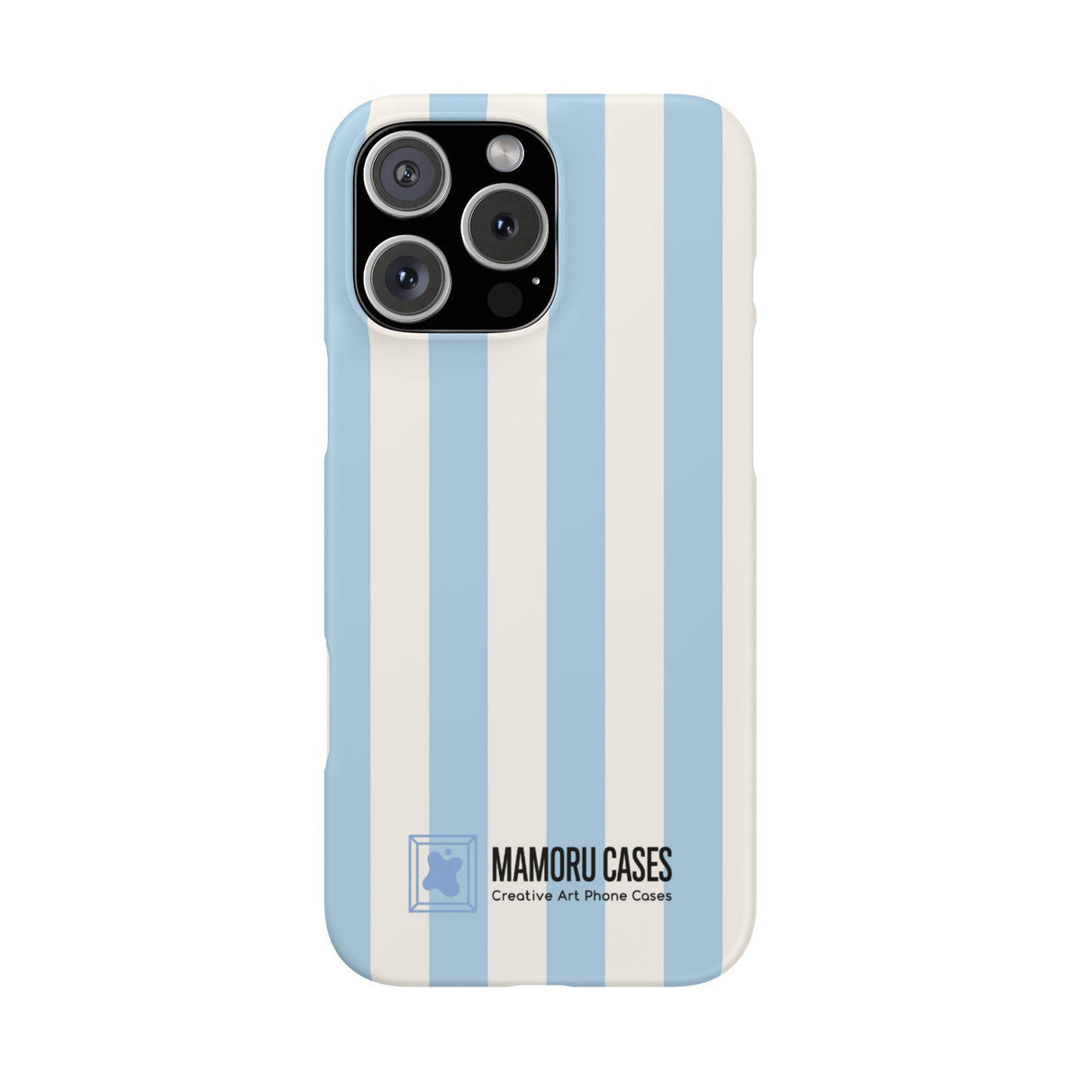 Sky Blue Stripe Phone Case