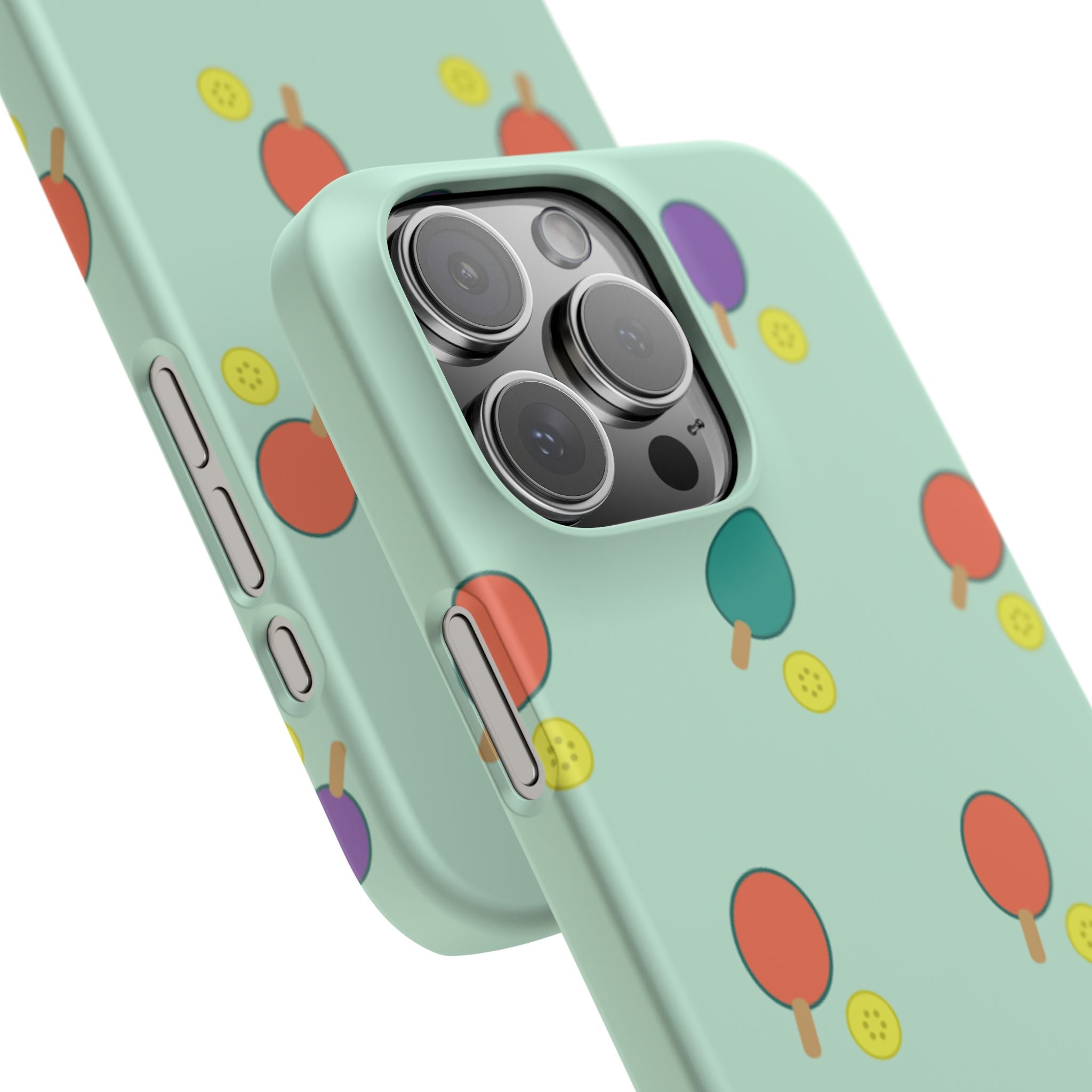 Ping Pong Paddle Pattern Phone Case — Mint Athletic Phone Cover