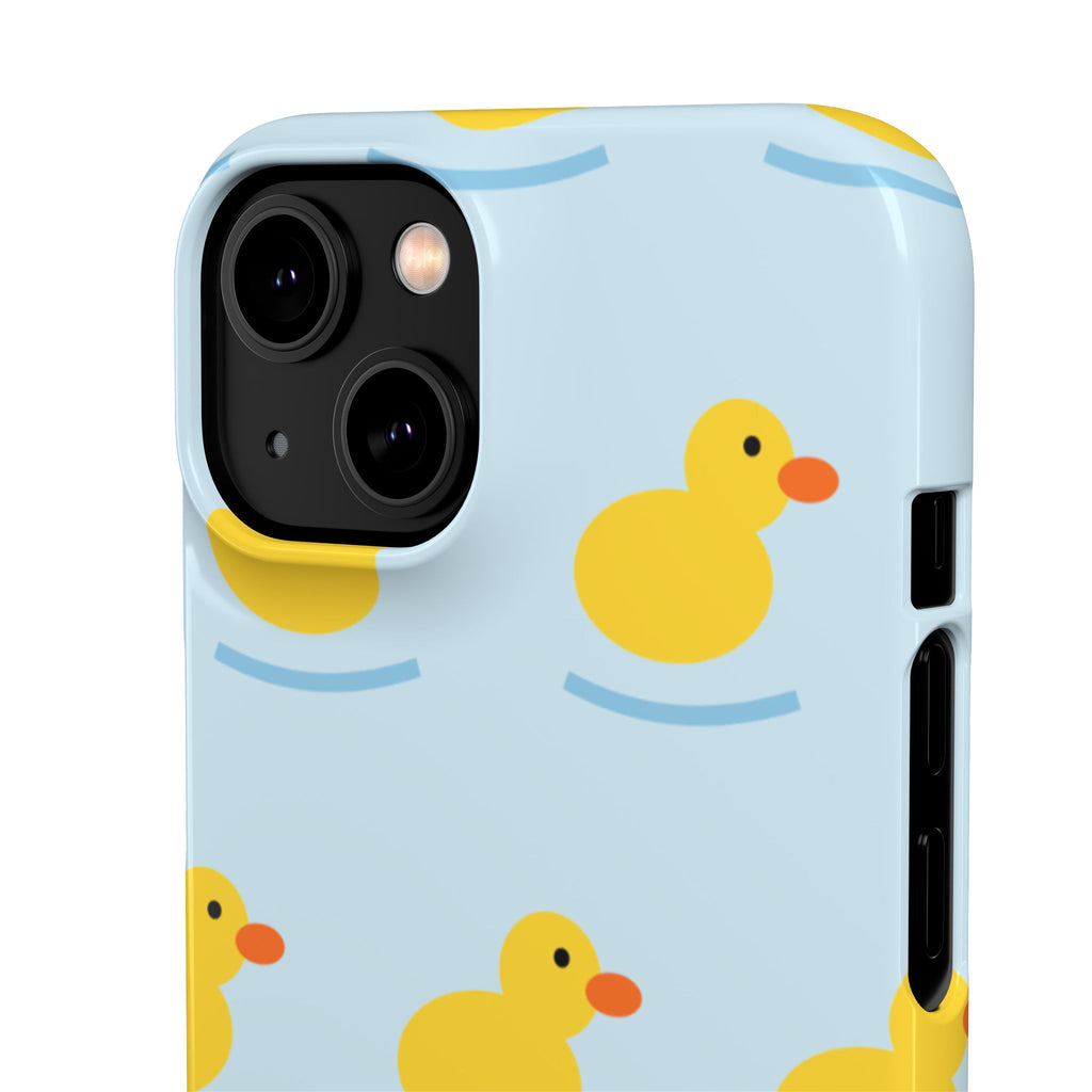 Rubber Duck Phone Case — Cute Yellow Duck Pattern iPhone Case