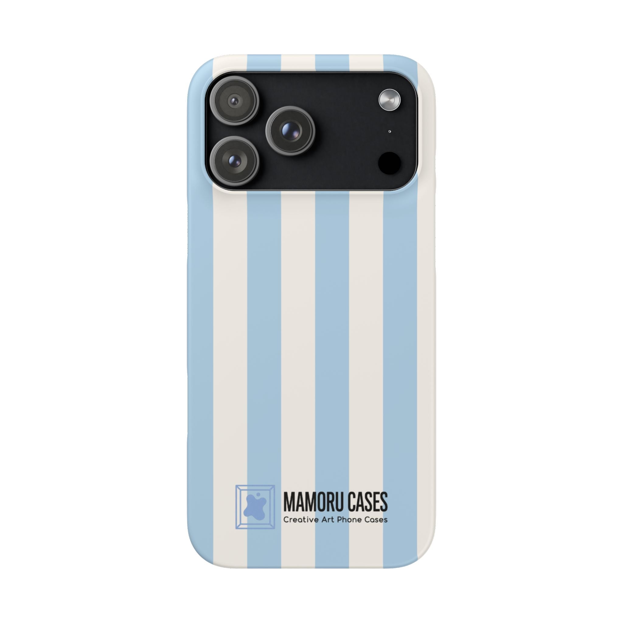 Sky Blue Stripe Phone Case