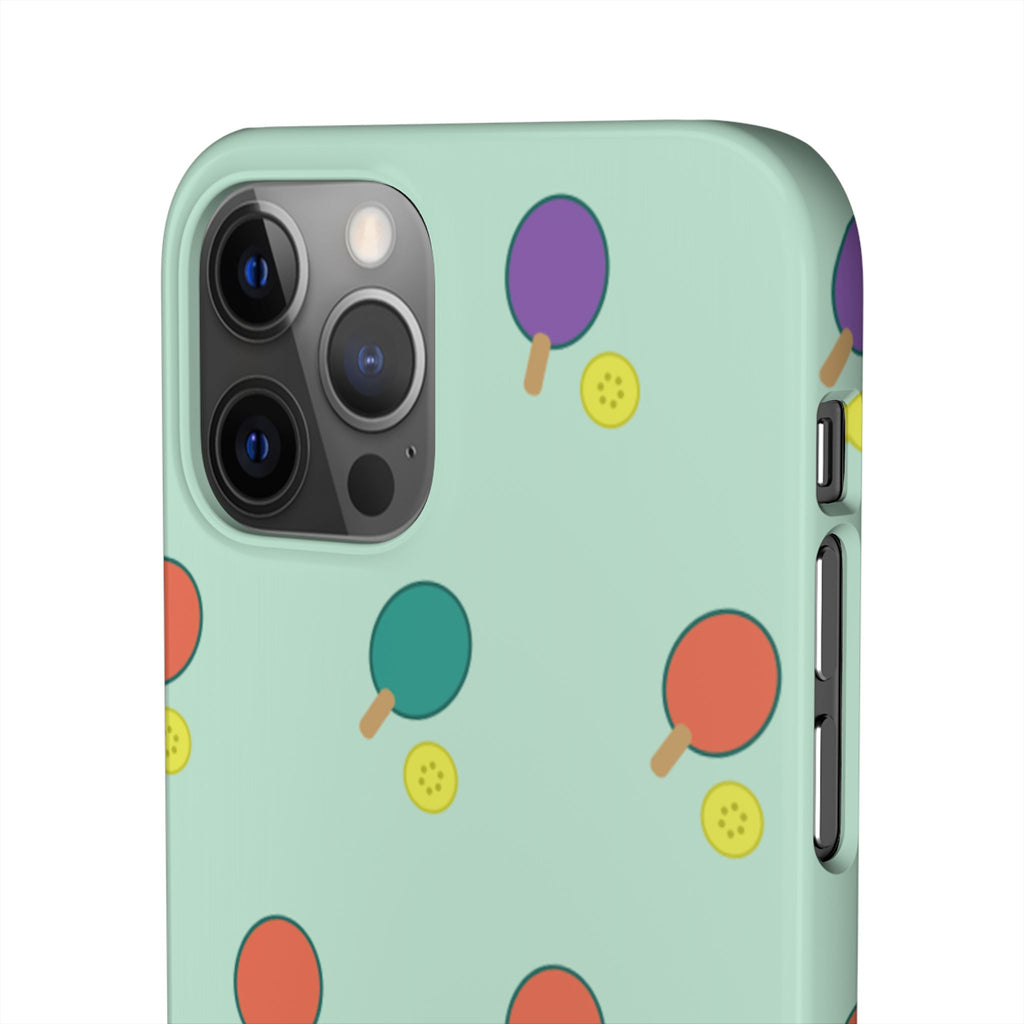 Ping Pong Paddle Pattern Phone Case — Mint Athletic Phone Cover